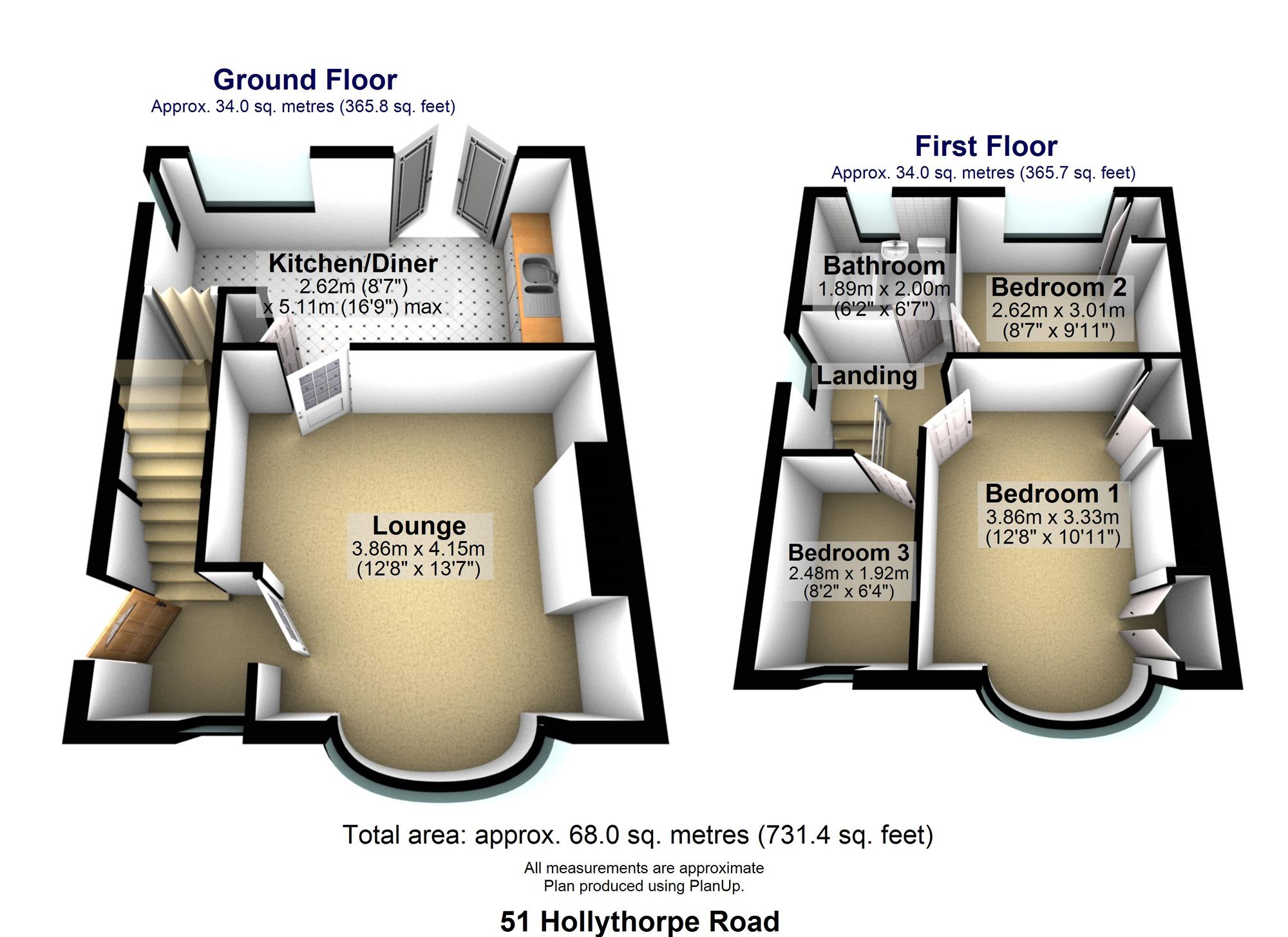 51 Hollythorpe Road, Sheffield floorplan