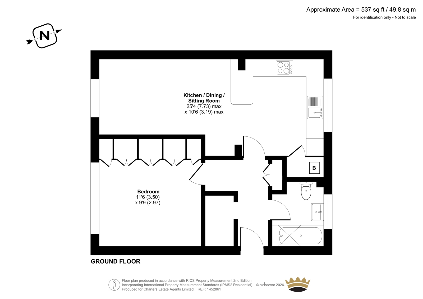 2A, Ashburton Close, Hampshire floorplan