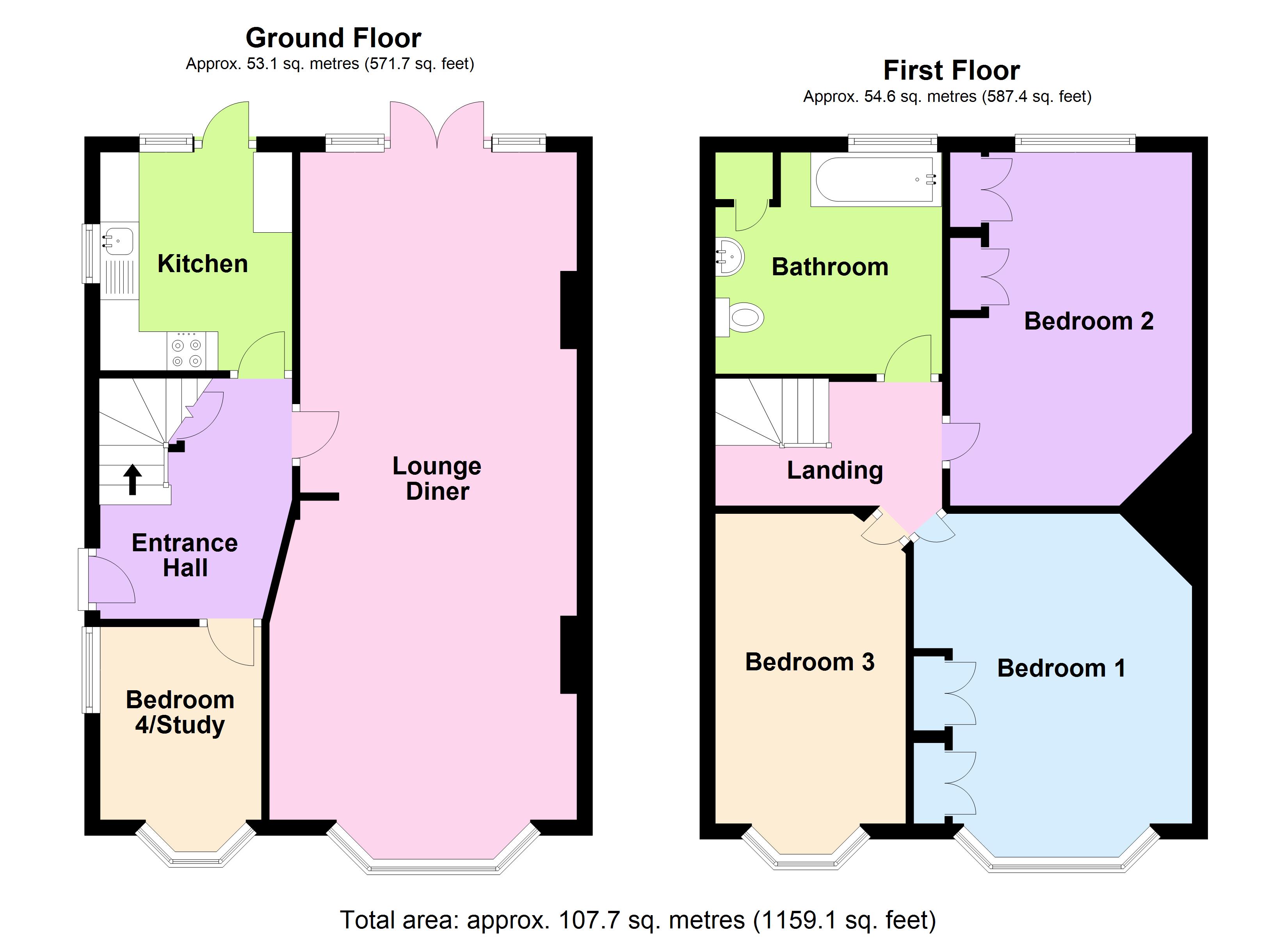 4 Bedrooms Link-detached house for sale in Malden Way, New Malden, London KT3