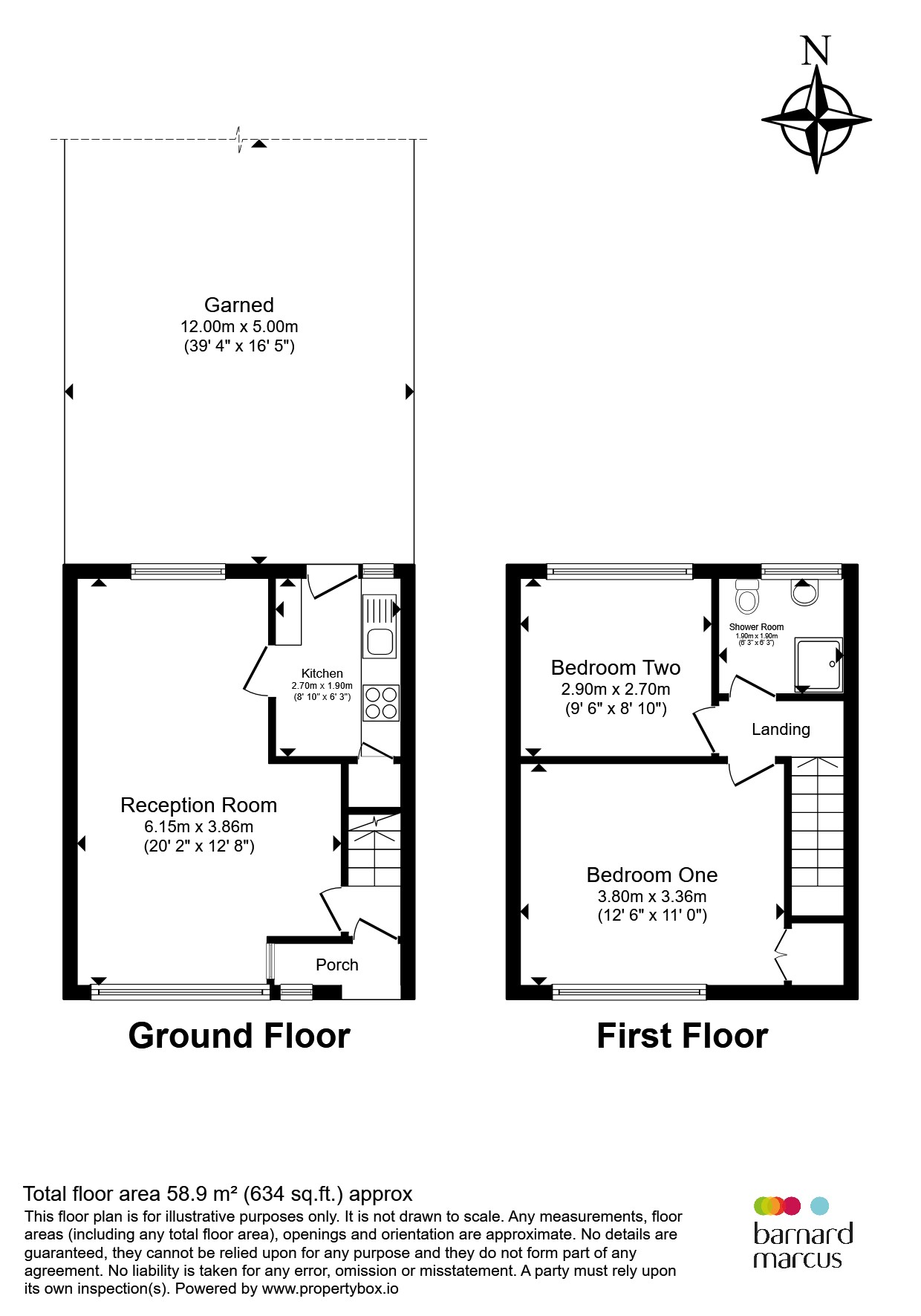 110, Leyburn Road, London floorplan