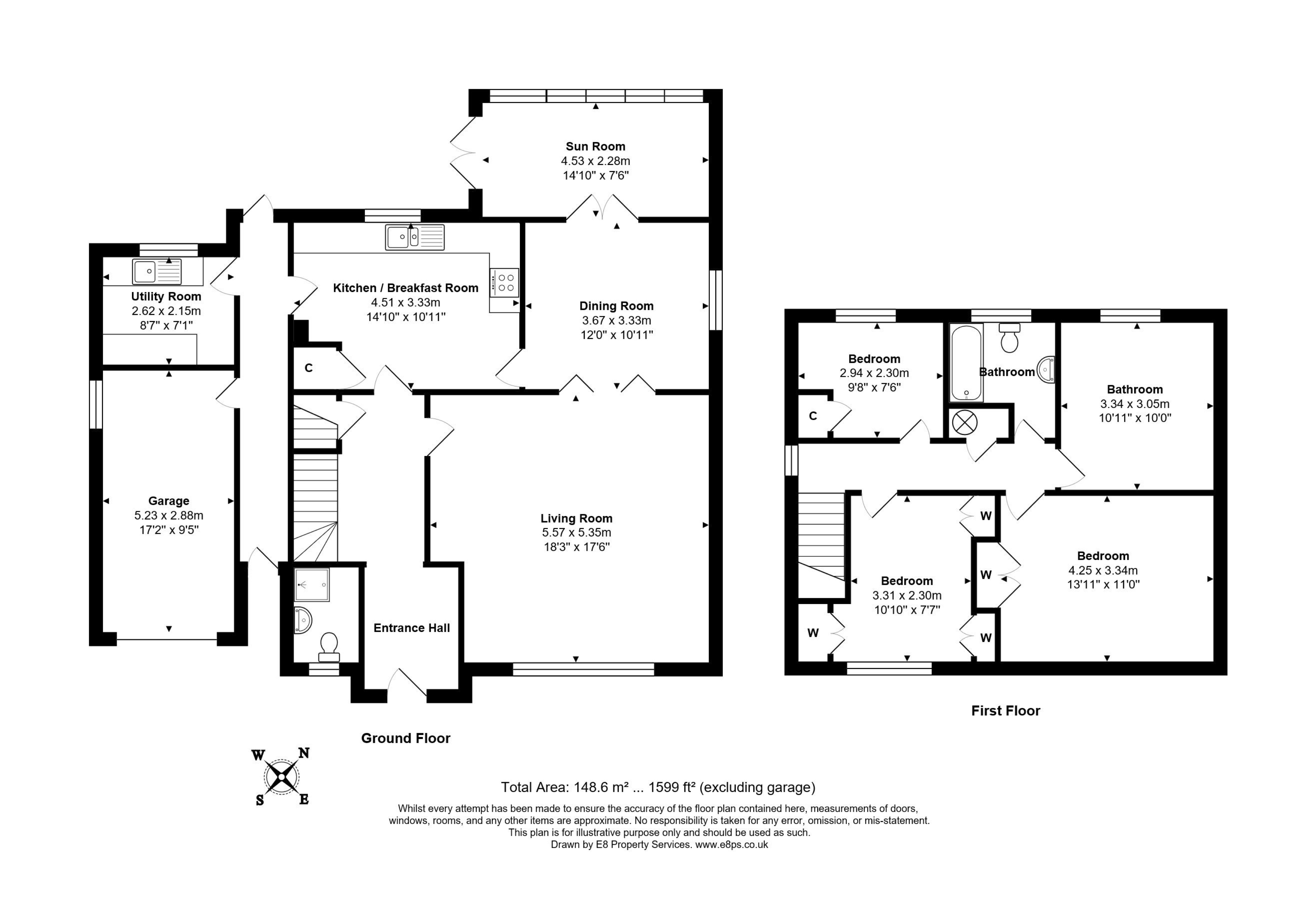 4 Bedrooms Detached house to rent in Aldermaston Road, Pamber End, Tadley RG26