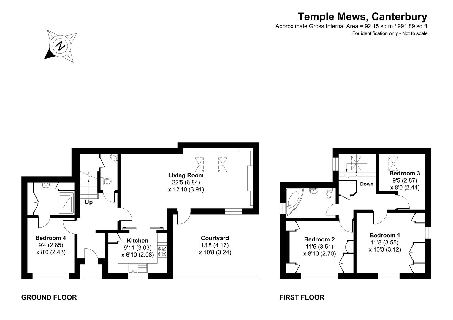 7, Temple Mews, Canterbury floorplan