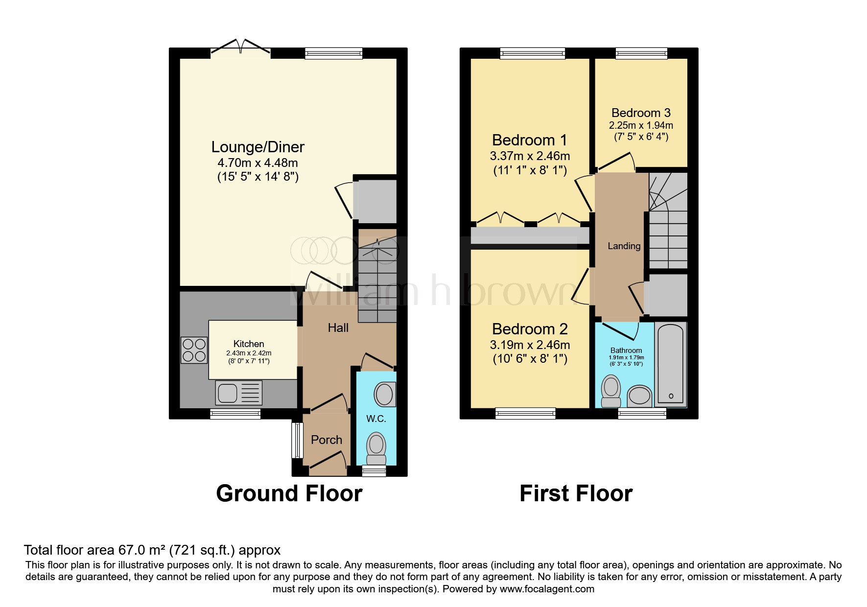 26, Beane Walk, Stevenage floorplan