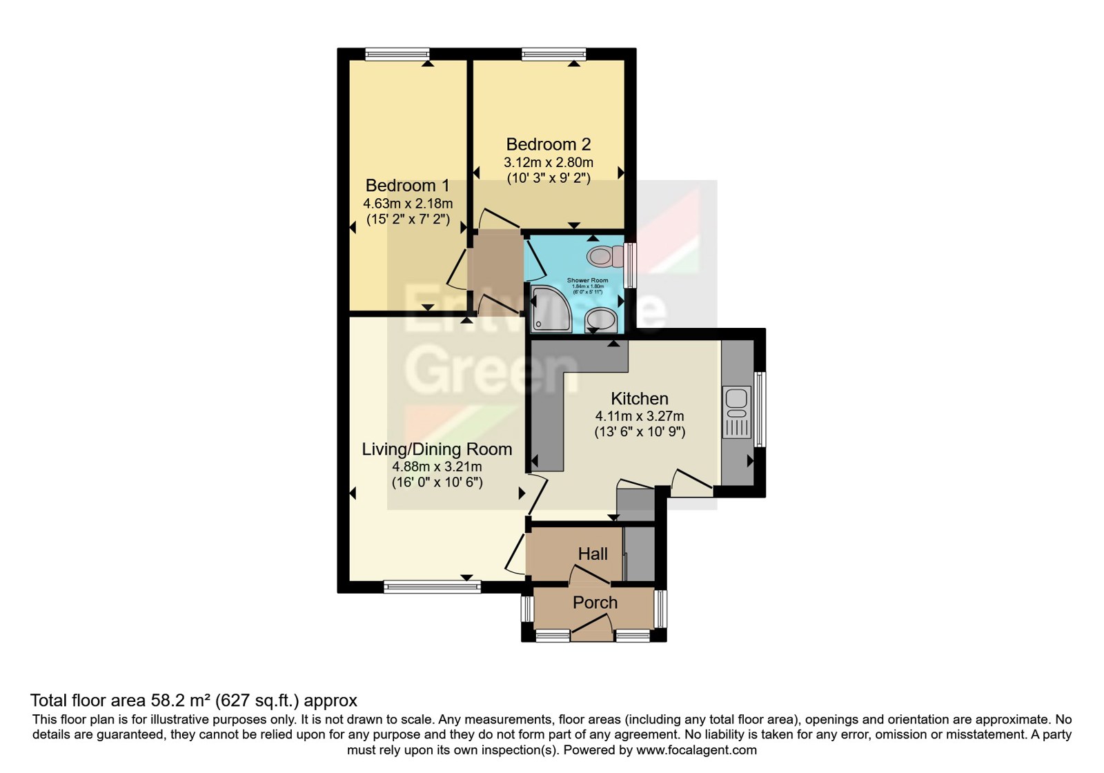15, Monks Close, Liverpool floorplan