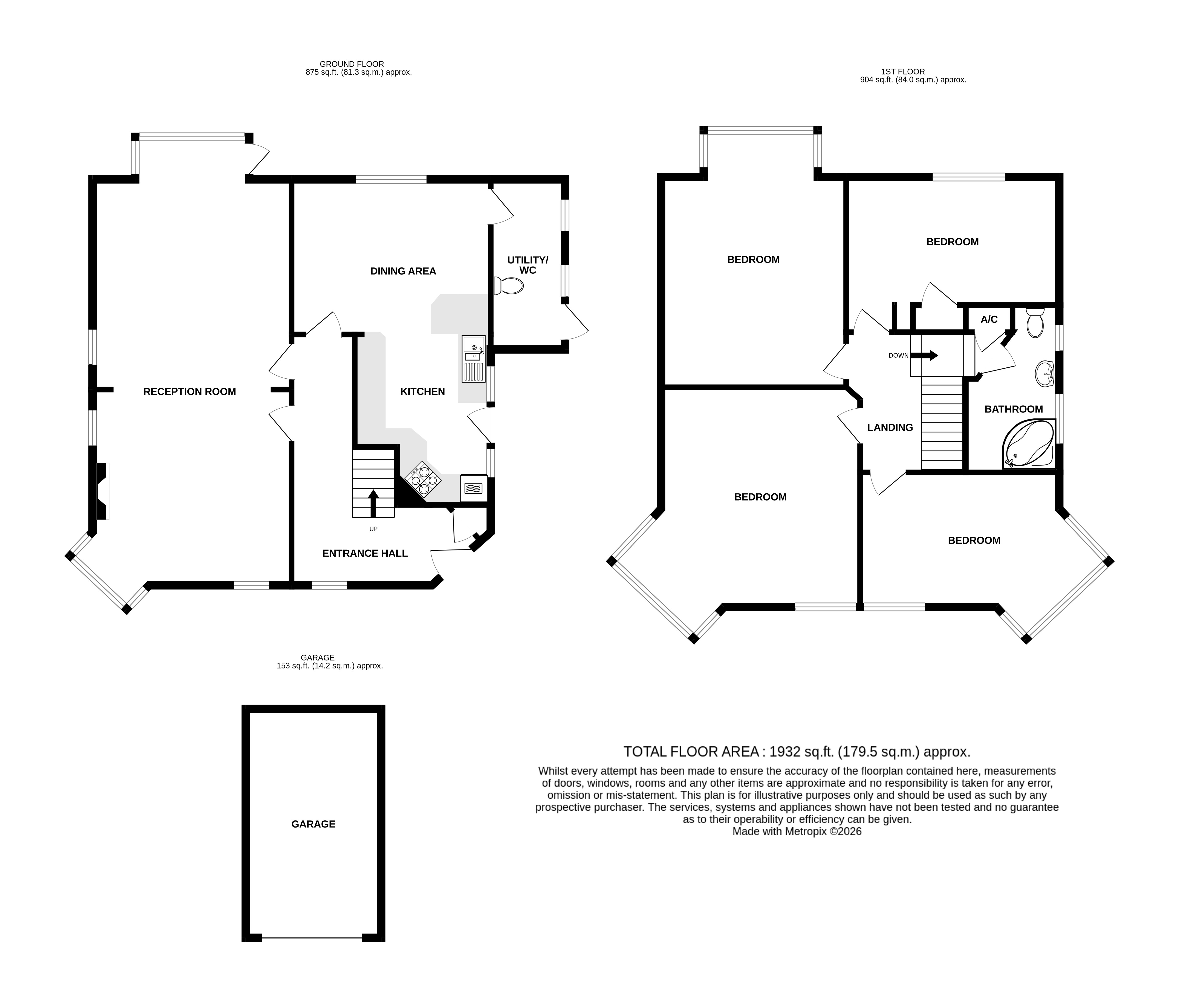 8, Ashburnham Gardens, Eastbourne floorplan