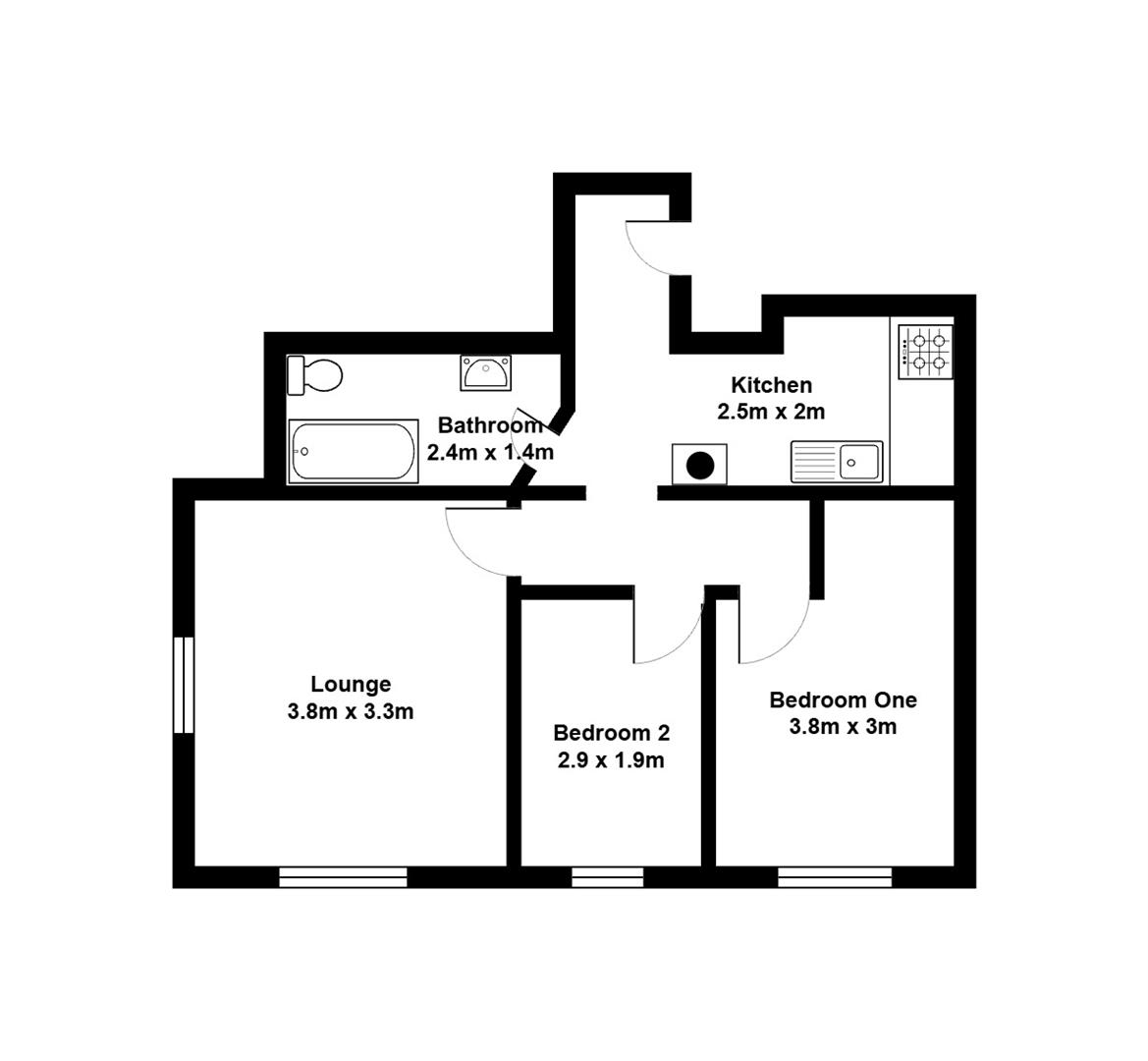 Seaton Road, Gillingham floorplan