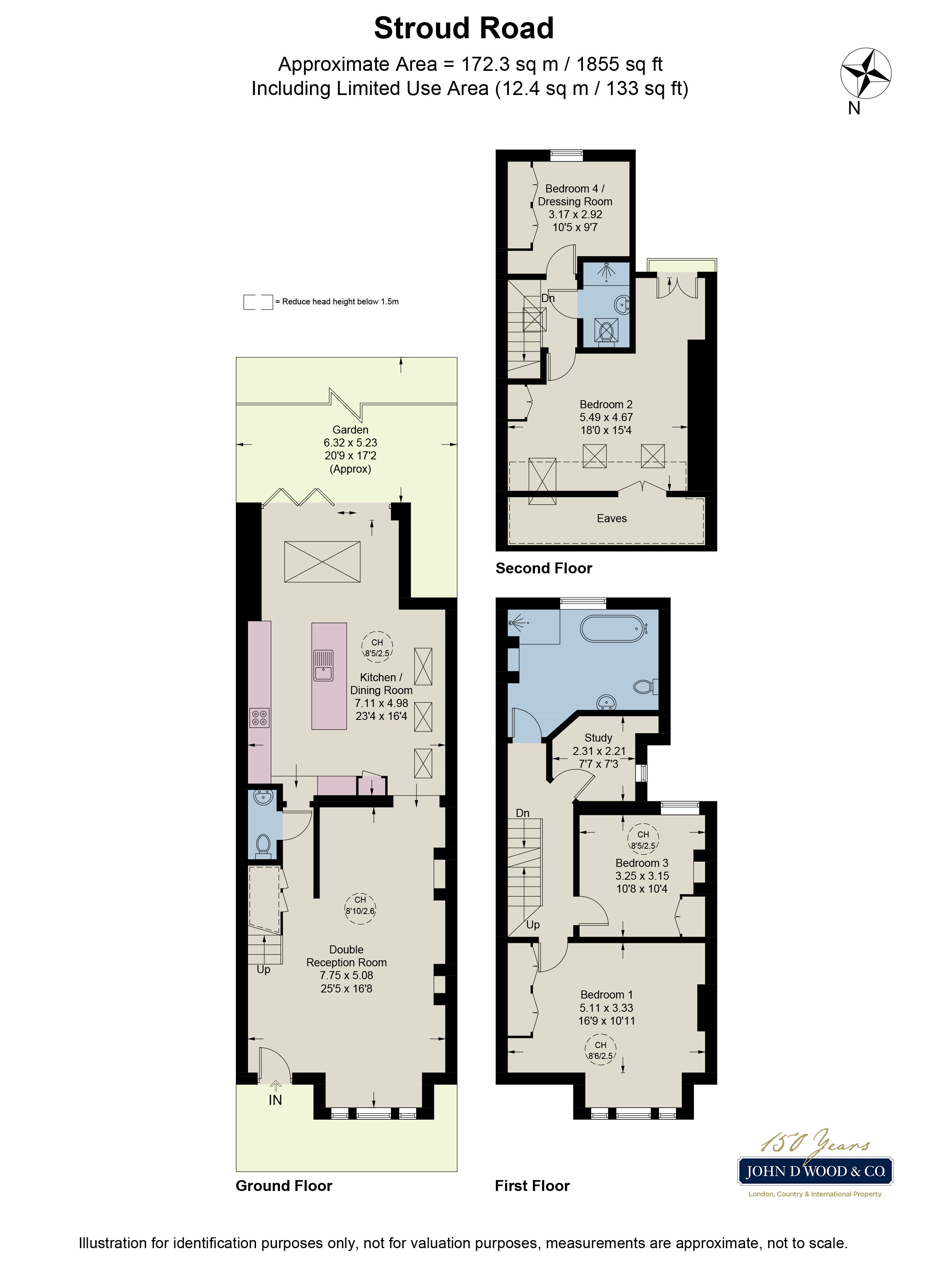 66, Stroud Road, London floorplan