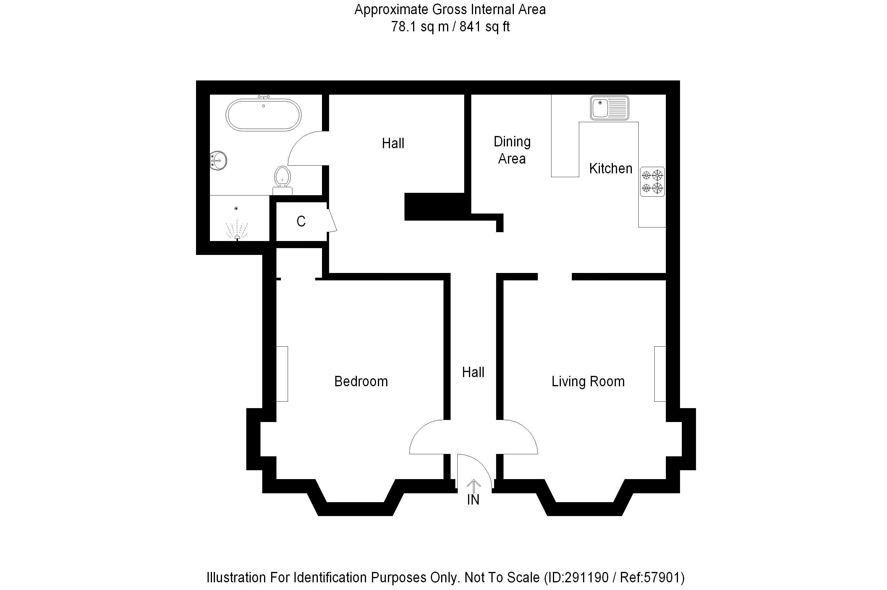 1 Bedrooms Flat to rent in Shillinghill, Alloa FK10