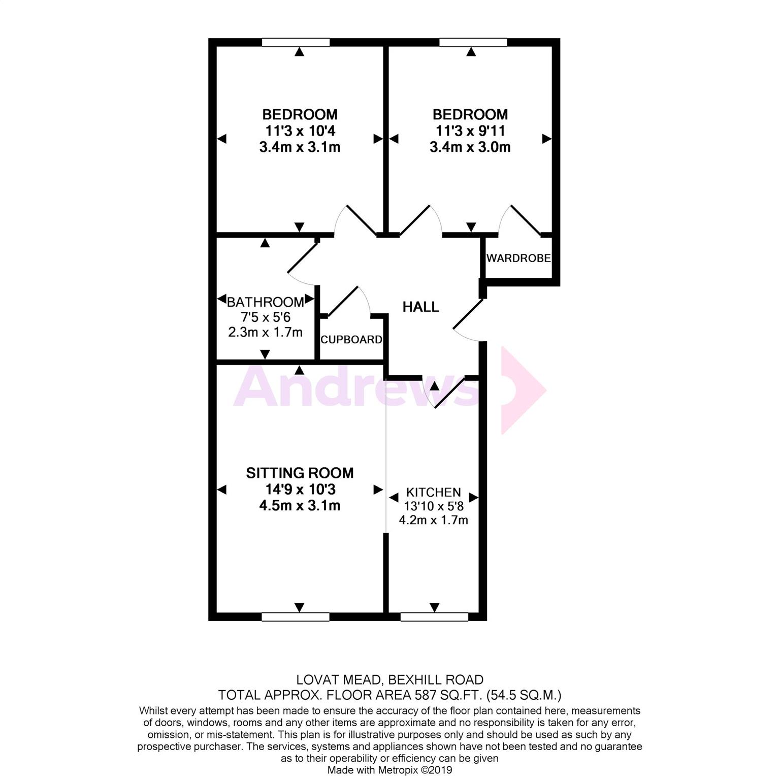 2 Bedrooms Flat for sale in Lovat Mead, St Leonards-On-Sea, East Sussex TN38