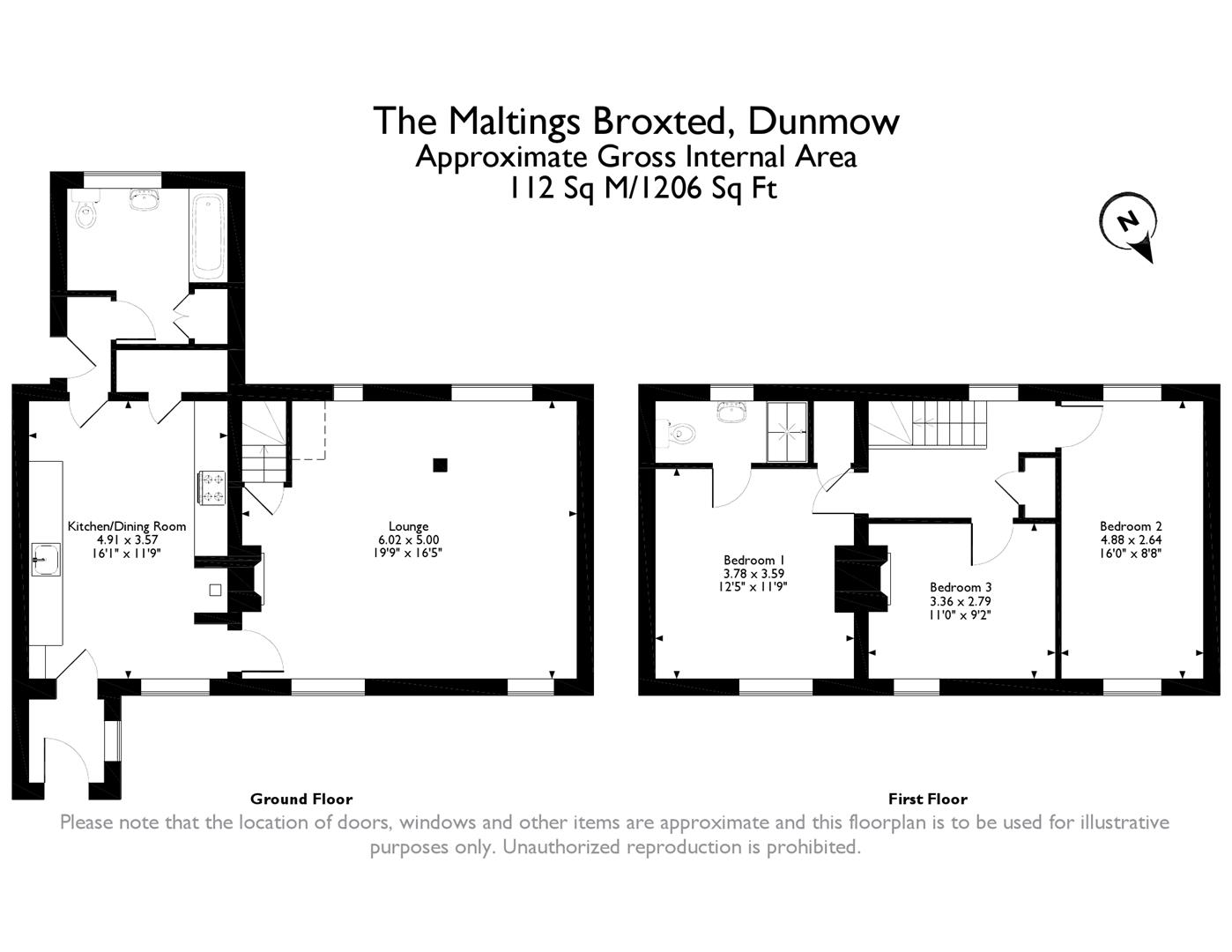 3 Bedrooms Semi-detached house for sale in The Maltings, Broxted, Dunmow CM6