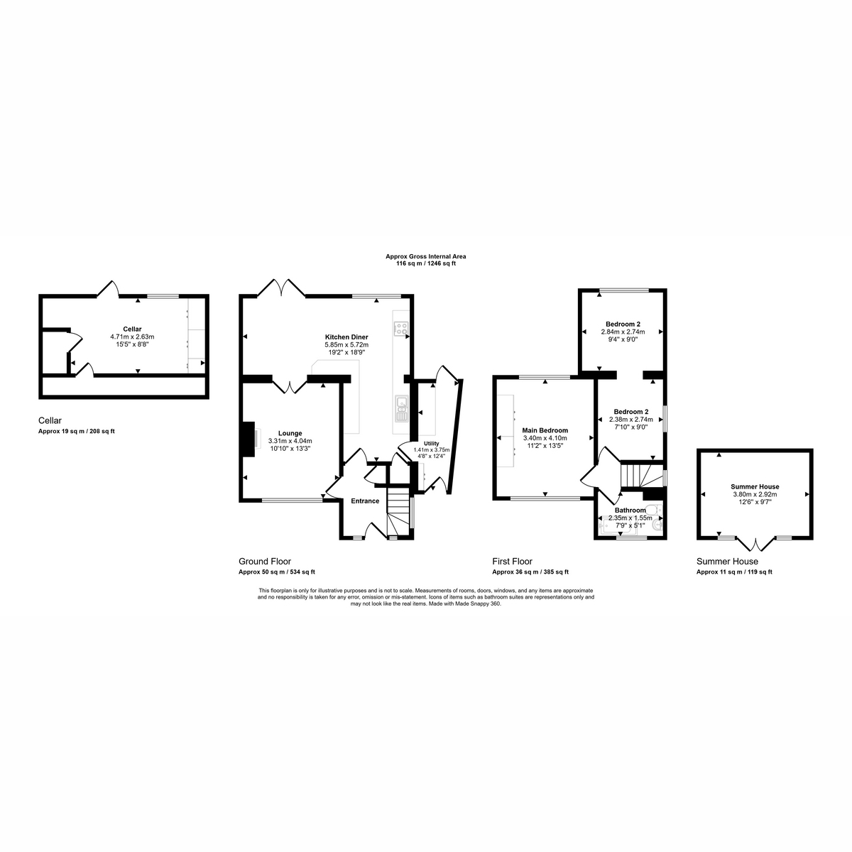 14, Vivian Close, Watford floorplan