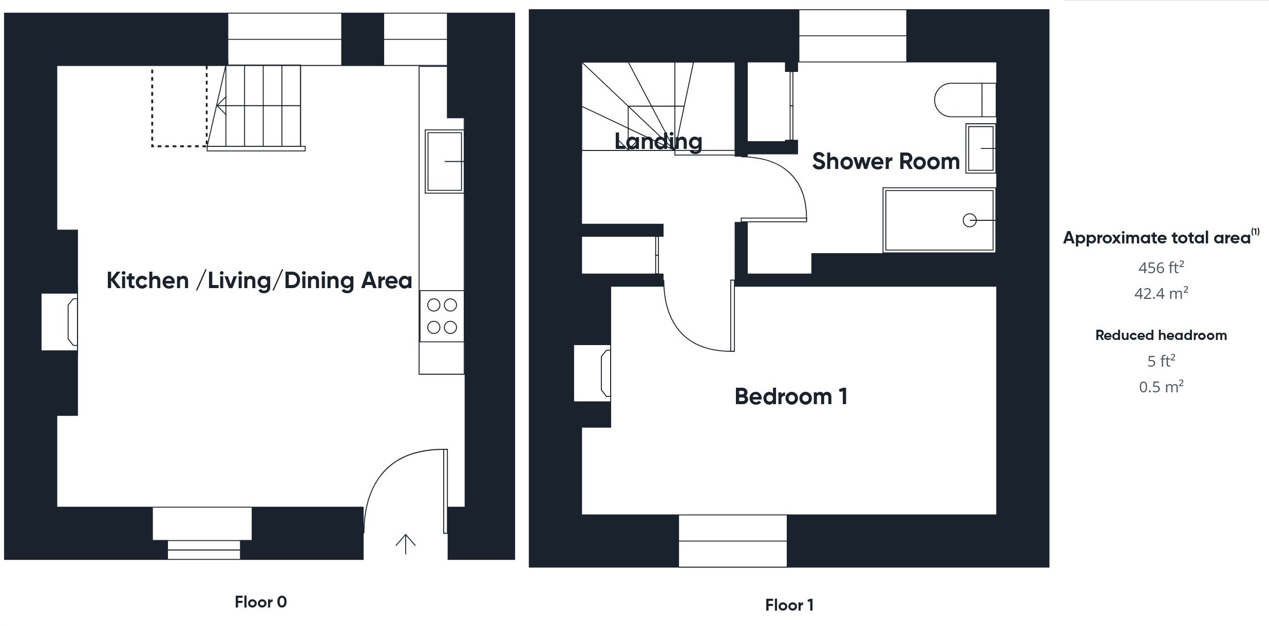2, Penally Court, Boscastle floorplan