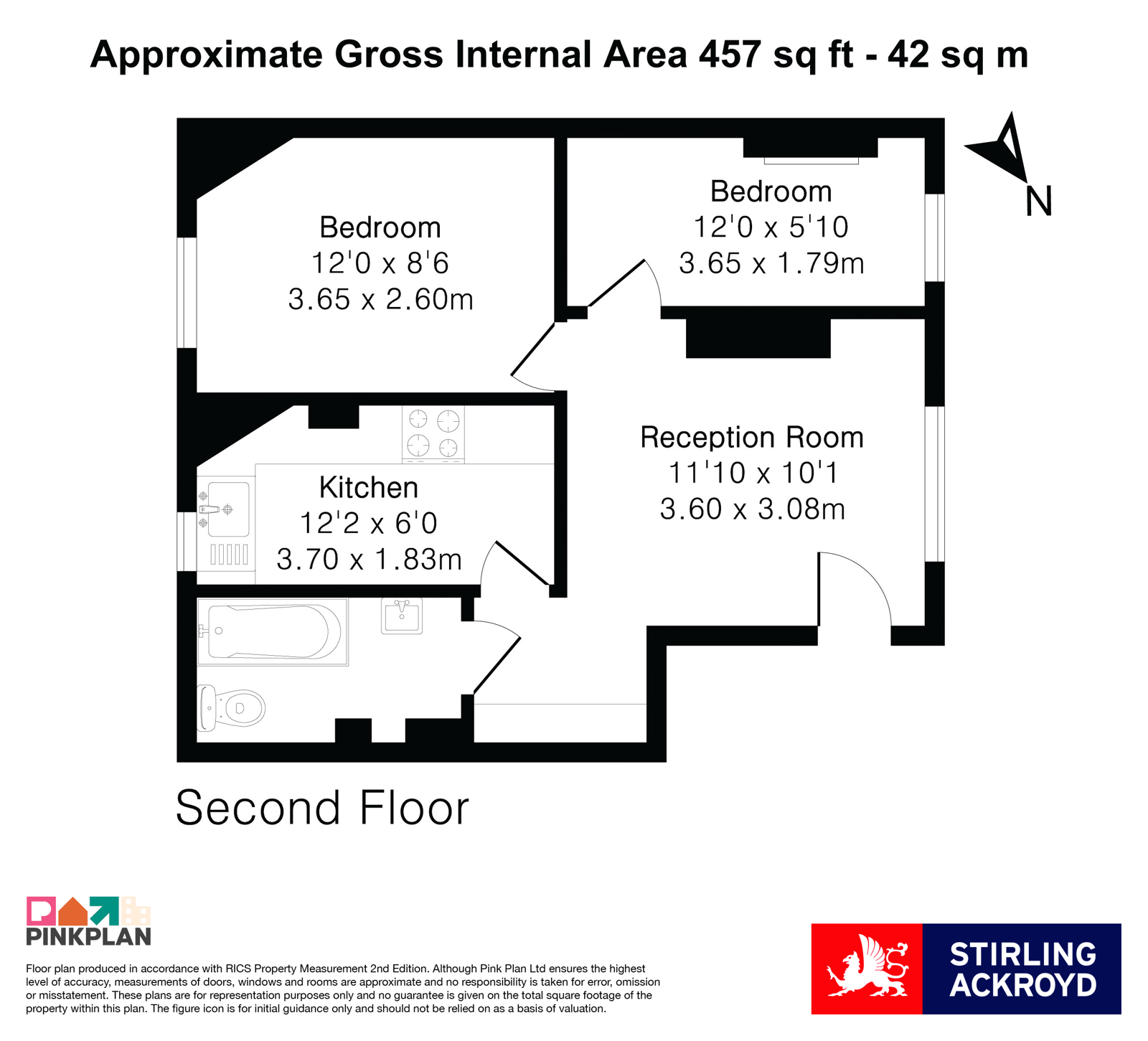 Flat 11, Victoria Chambers,, Mark Street, London floorplan