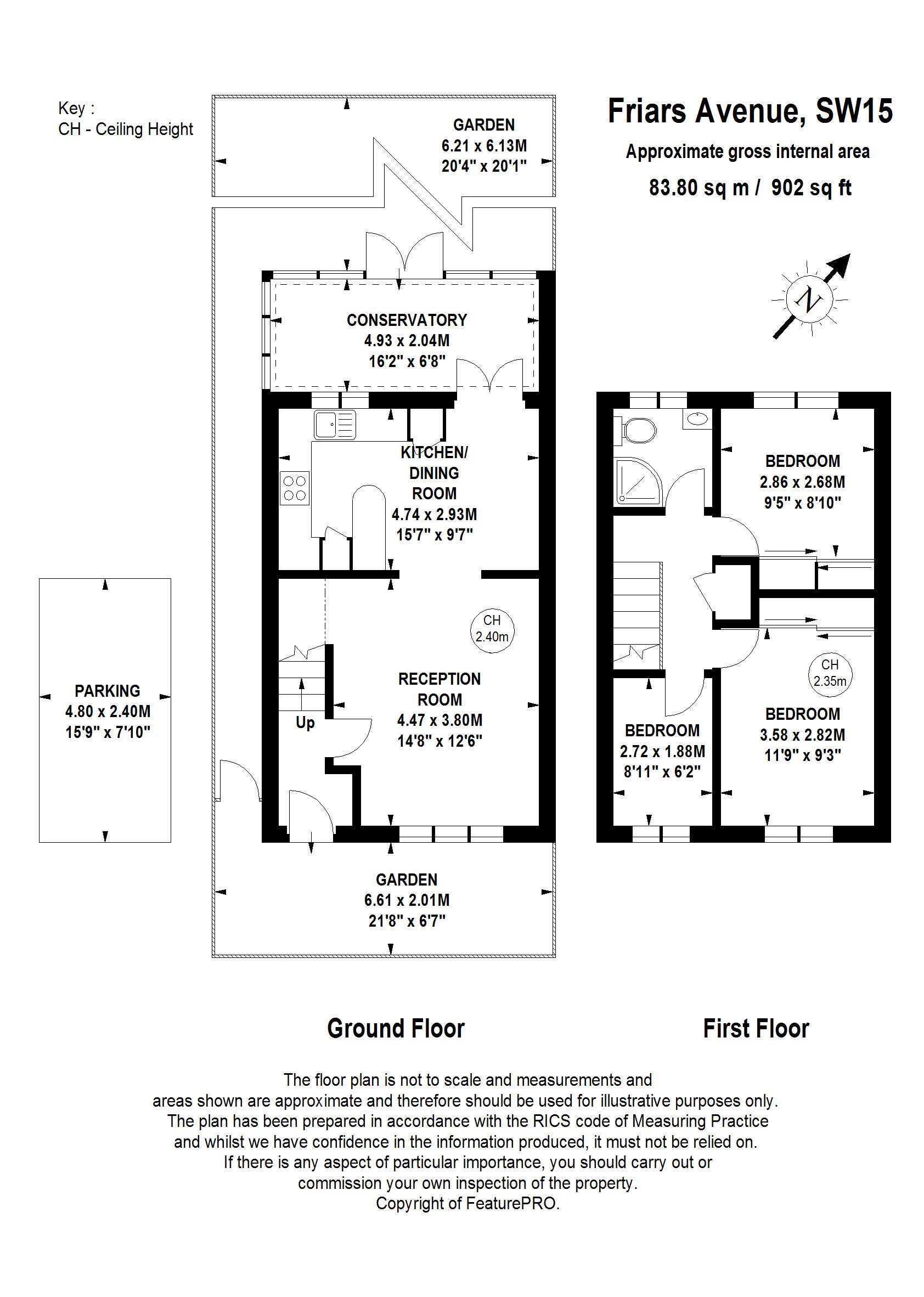 Friars Avenue, London SW15, 3 bedroom end terrace house for sale