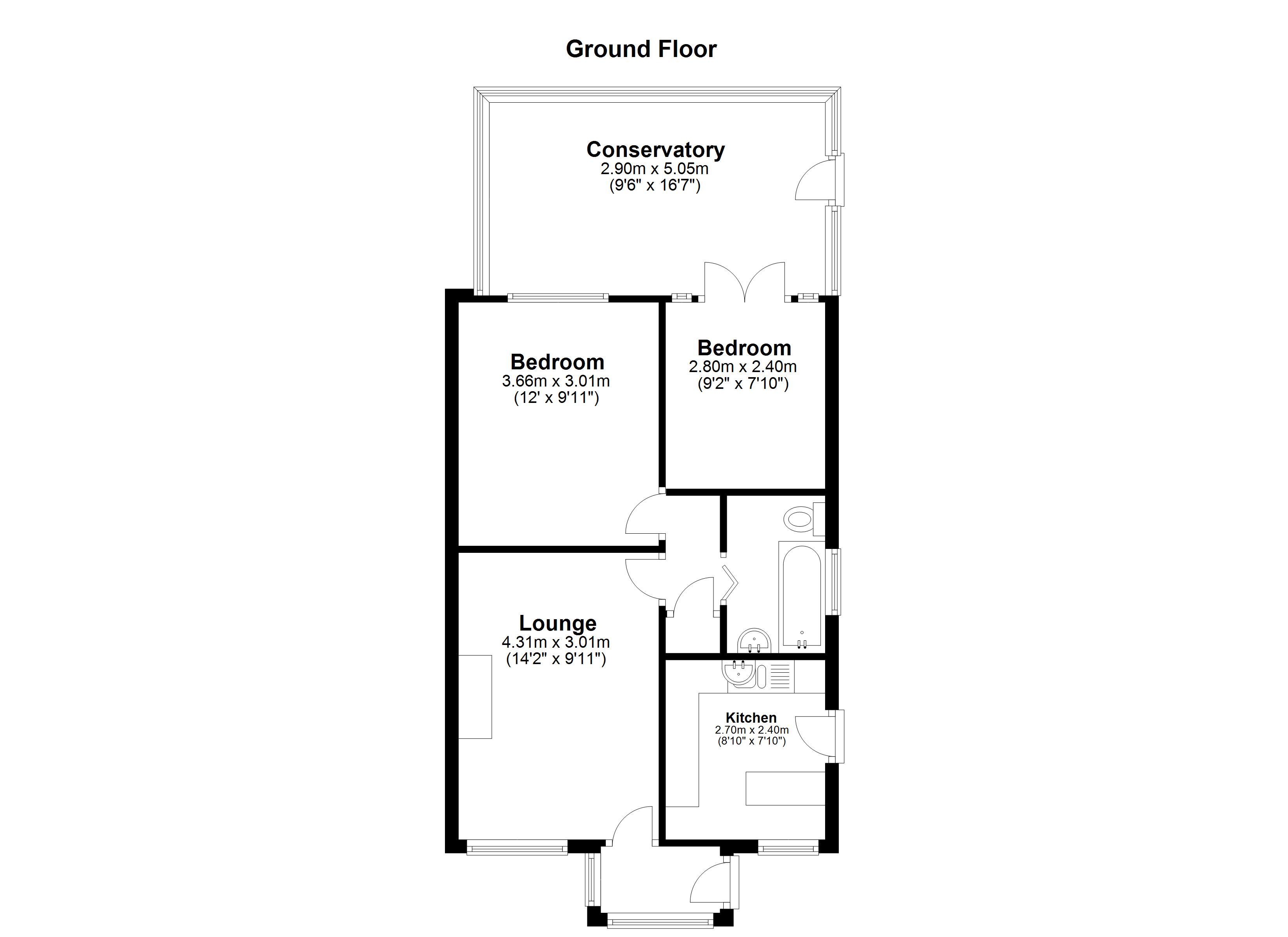 2 Bedrooms Bungalow for sale in Grafton Close, Knottingley WF11