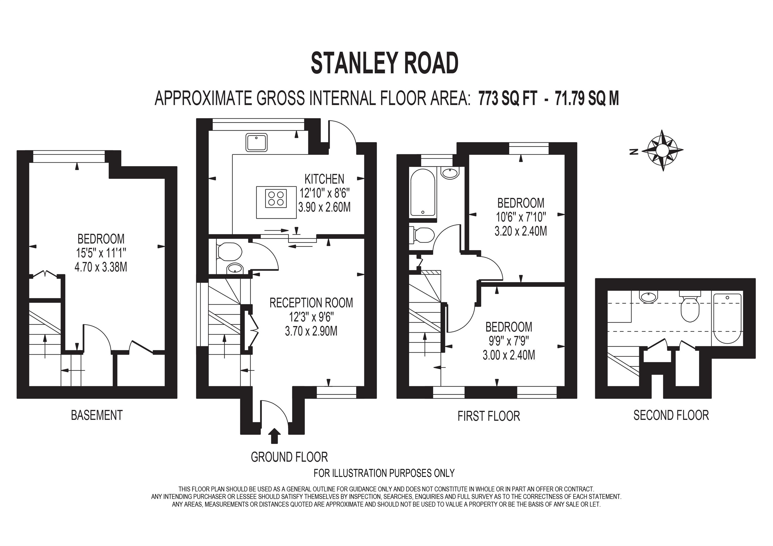 Stanley Road, London SW14, 3 bedroom semidetached house for sale
