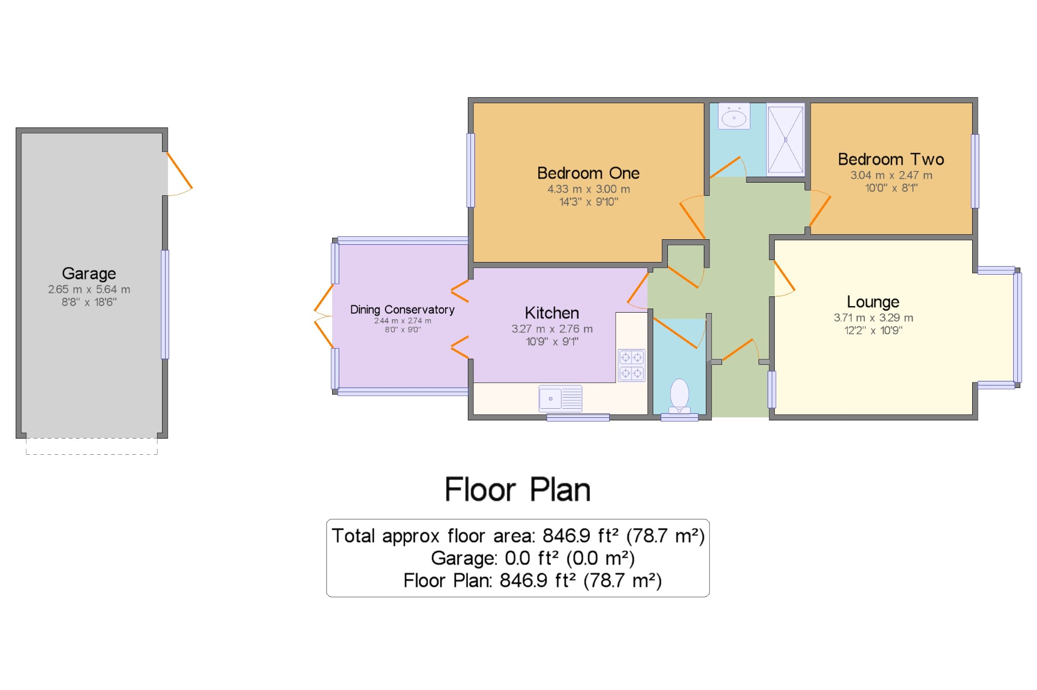 2 Bedrooms Bungalow for sale in The Coppice, Whaley Bridge, High Peak, Derbyshire SK23