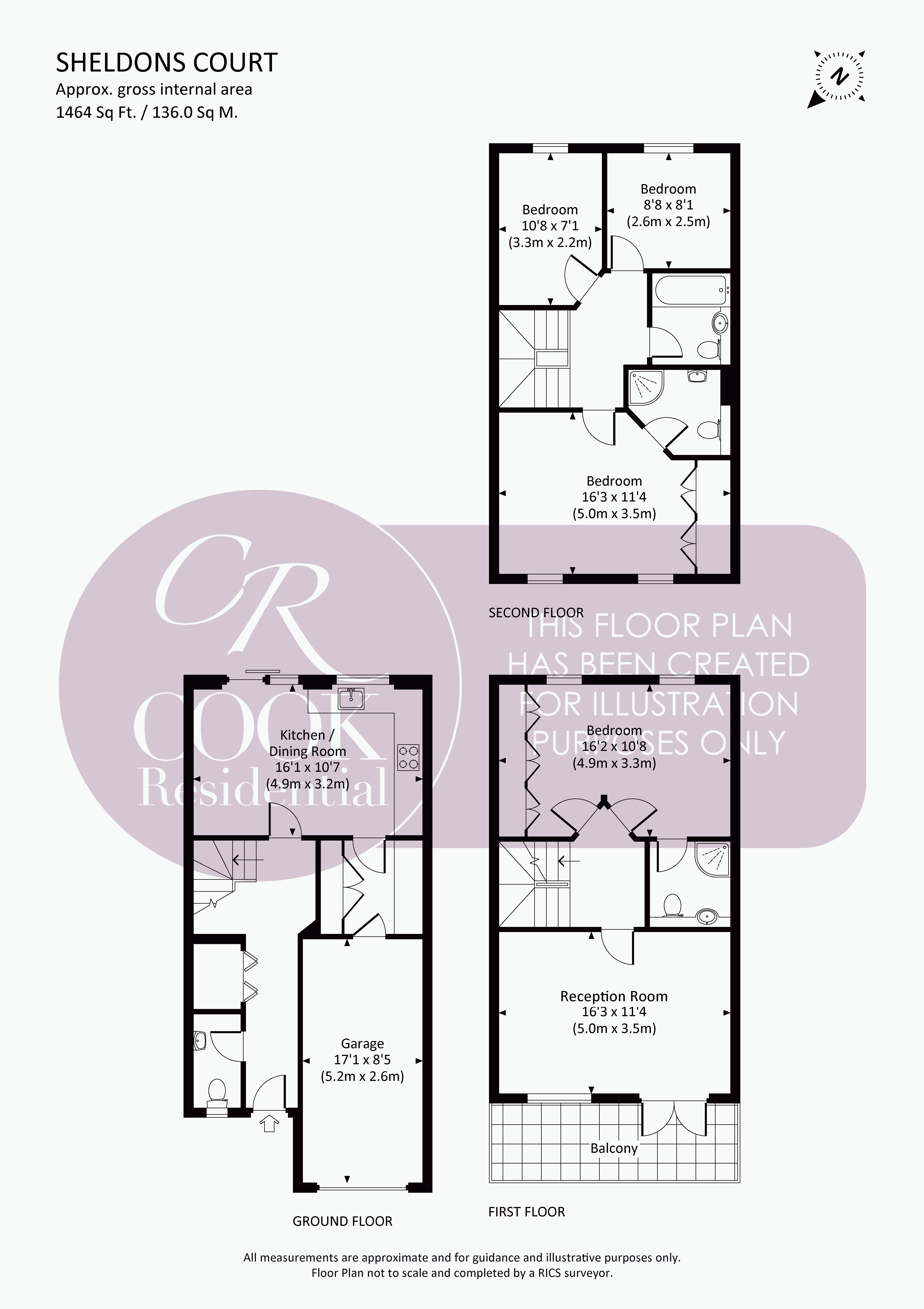 Sheldons Court, Street, Cheltenham GL52, 4 bedroom terraced