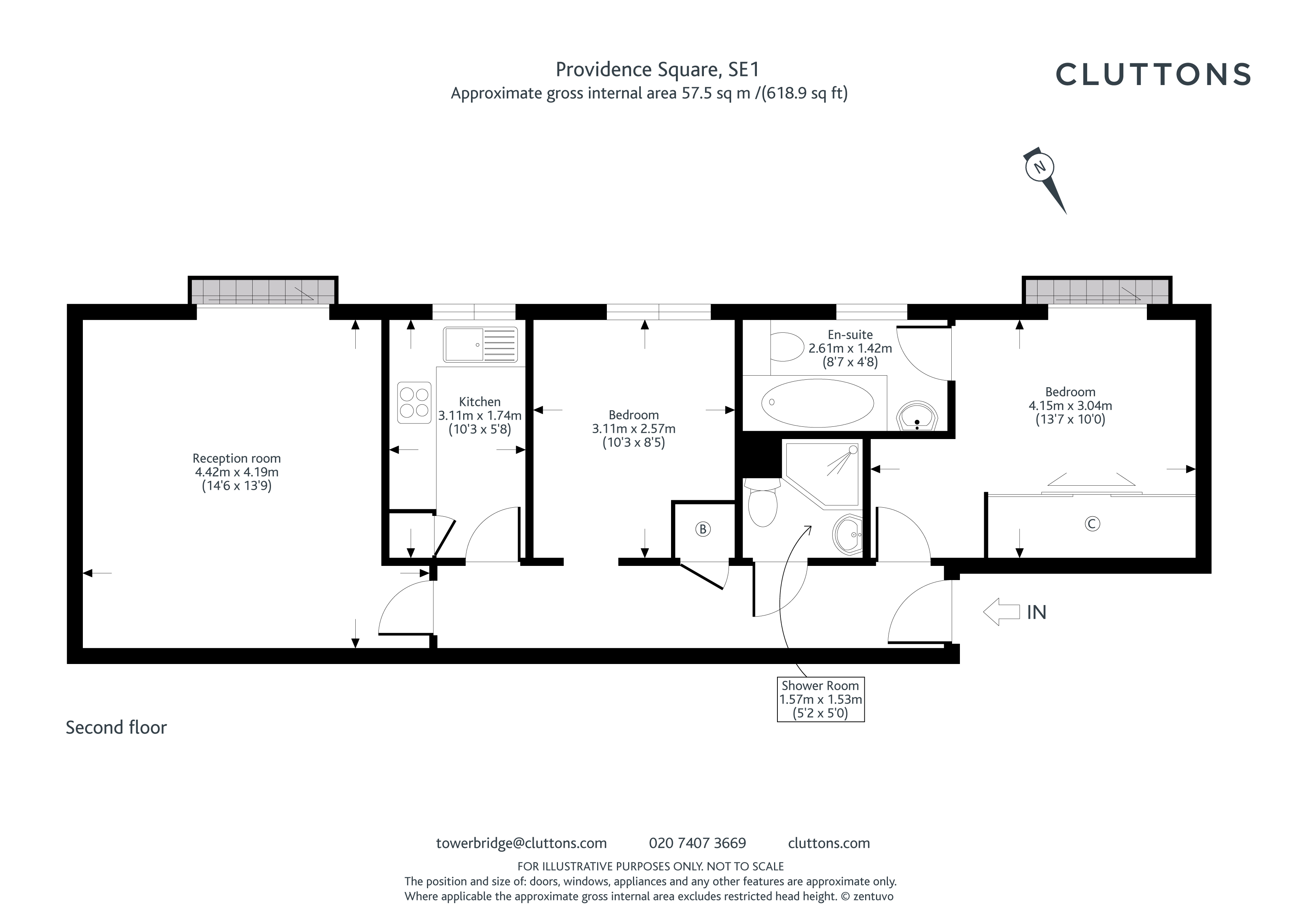 2 Bedrooms Flat to rent in Providence Square, London SE1