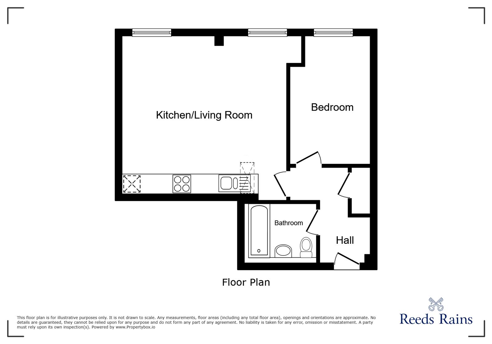 Apartment 19, North Church House, 84, Queen Street, Sheffield floorplan