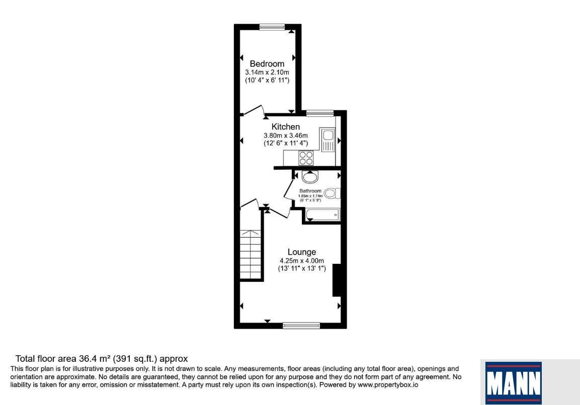 20B, Milton Street, Kent floorplan