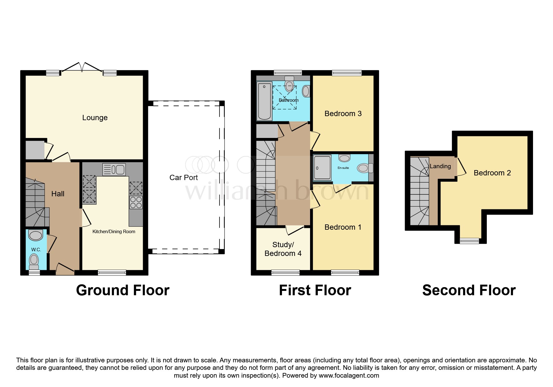 Plot 109, The Quince, The Orchard, Haverhill floorplan