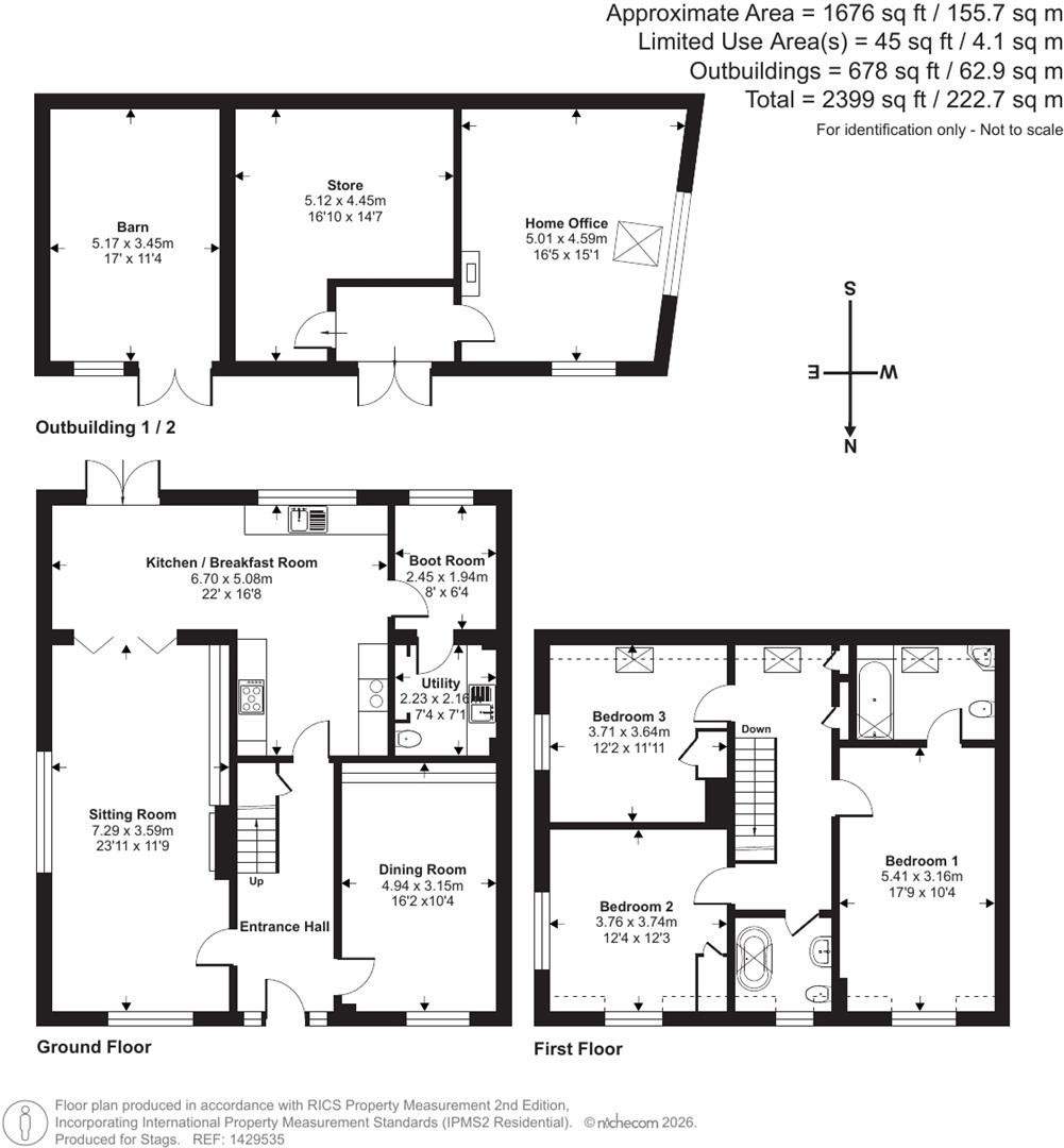 The Old Granary, Willand floorplan
