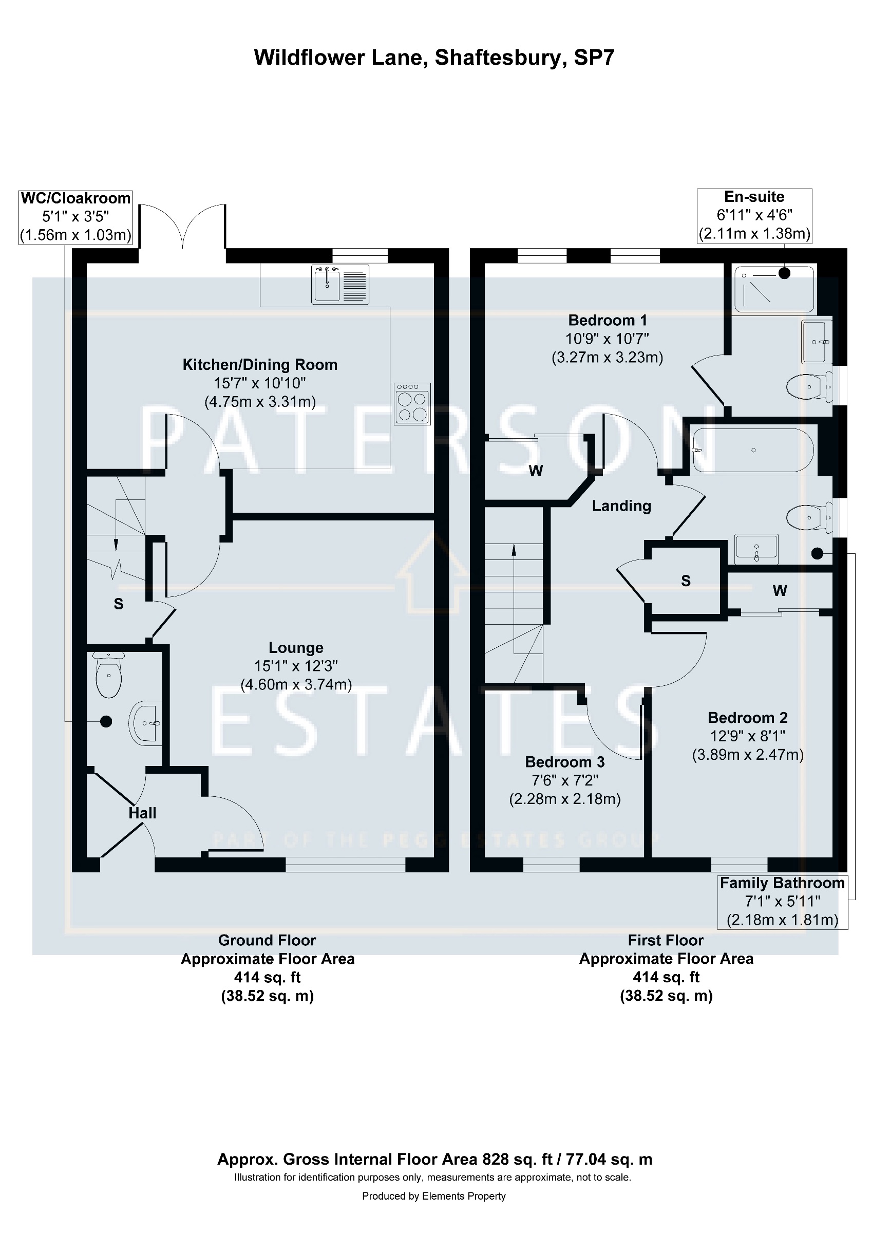 21 Wildflower Lane, Shaftesbury floorplan
