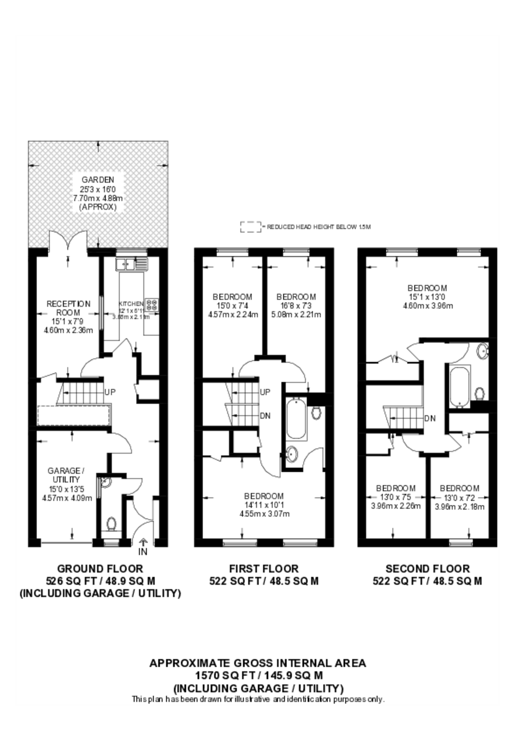 Blenheim Gardens, Kingston floorplan