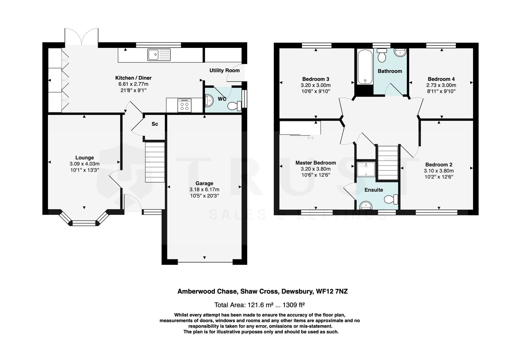 41 Amberwood Chase, Dewsbury floorplan