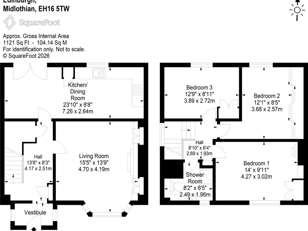 Dinmont Drive, Edinburgh floorplan