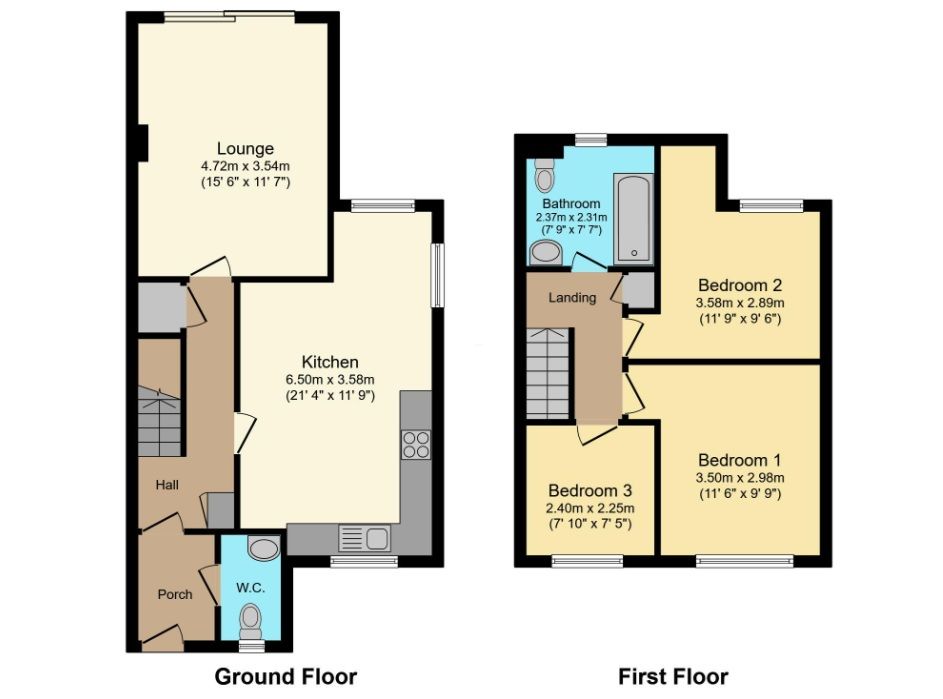 Kerensa, Pendeen floorplan