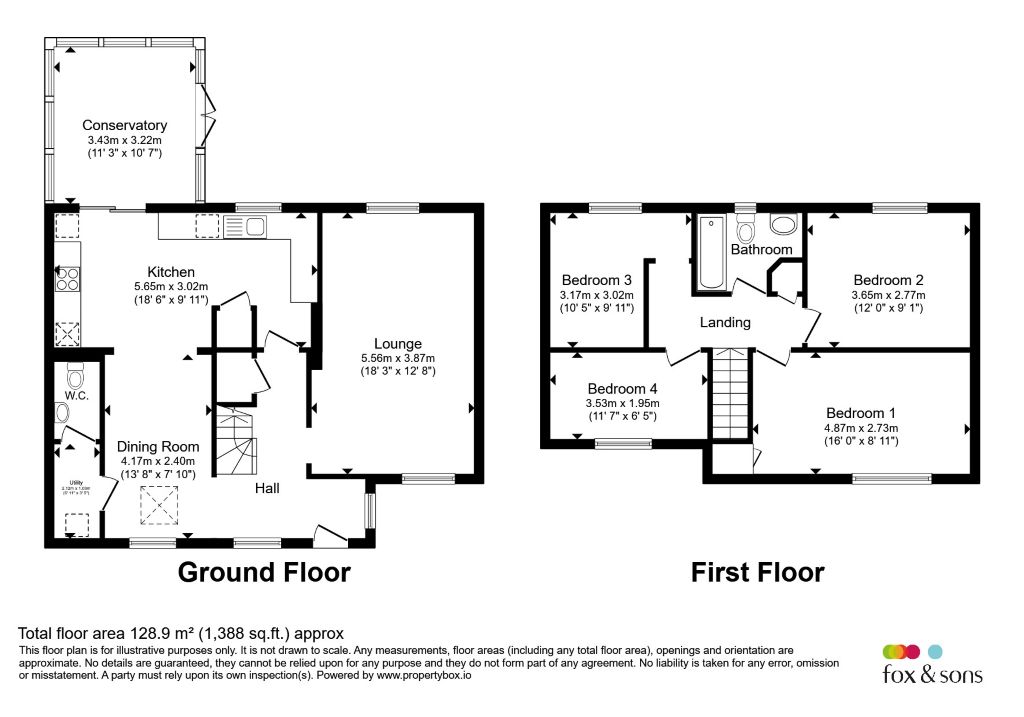 12, Blackdown Road, Taunton floorplan