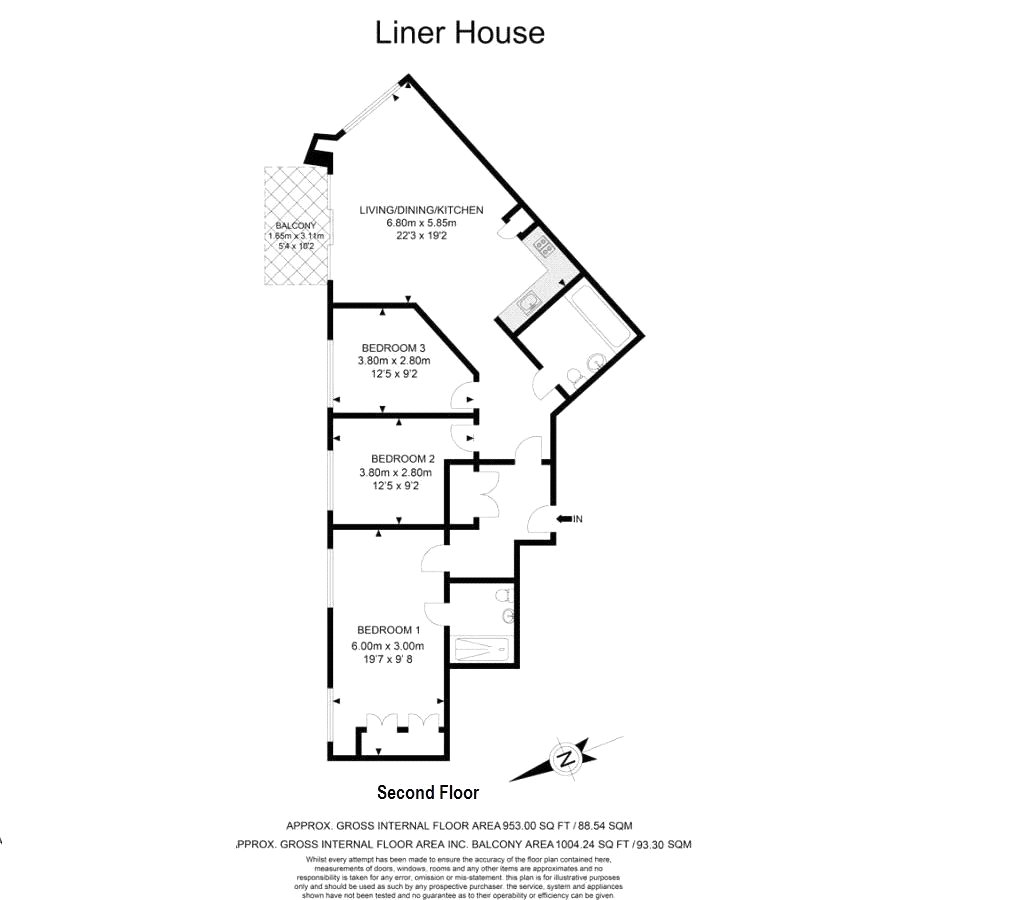 3 Bedrooms Flat for sale in Liner House, Schooner Road, London E16