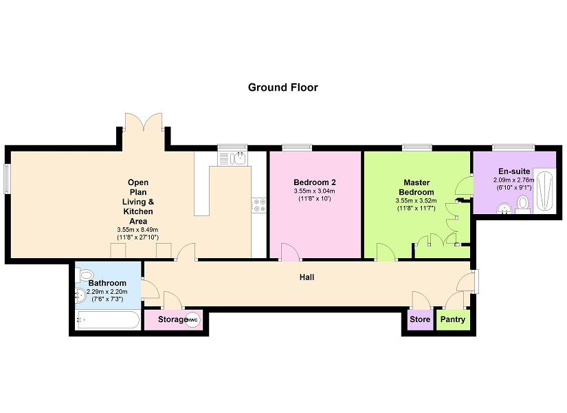 2 Bedrooms Flat for sale in Kingswood Park, Kingswood, Frodsham, Cheshire. WA6