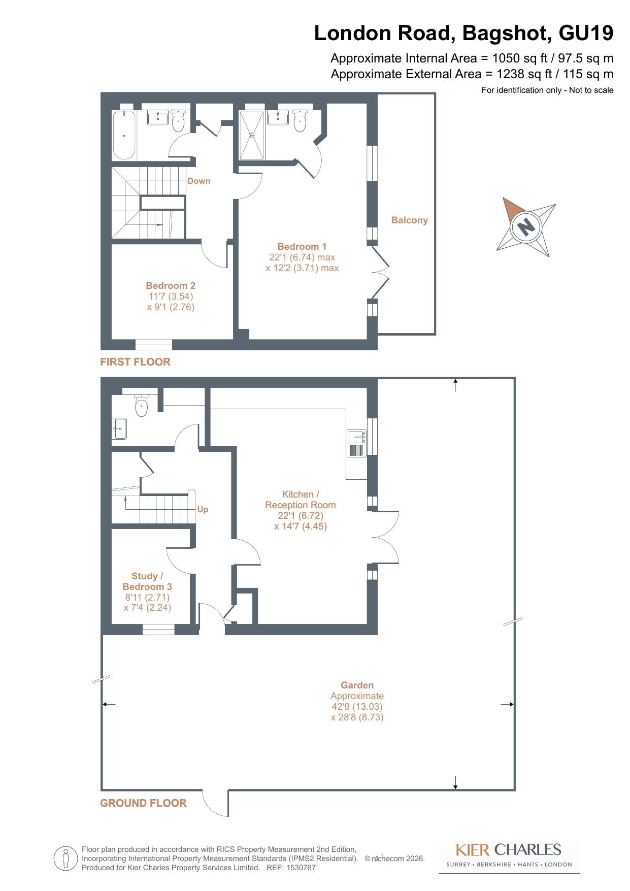 9, Connaught House, Bagshot floorplan