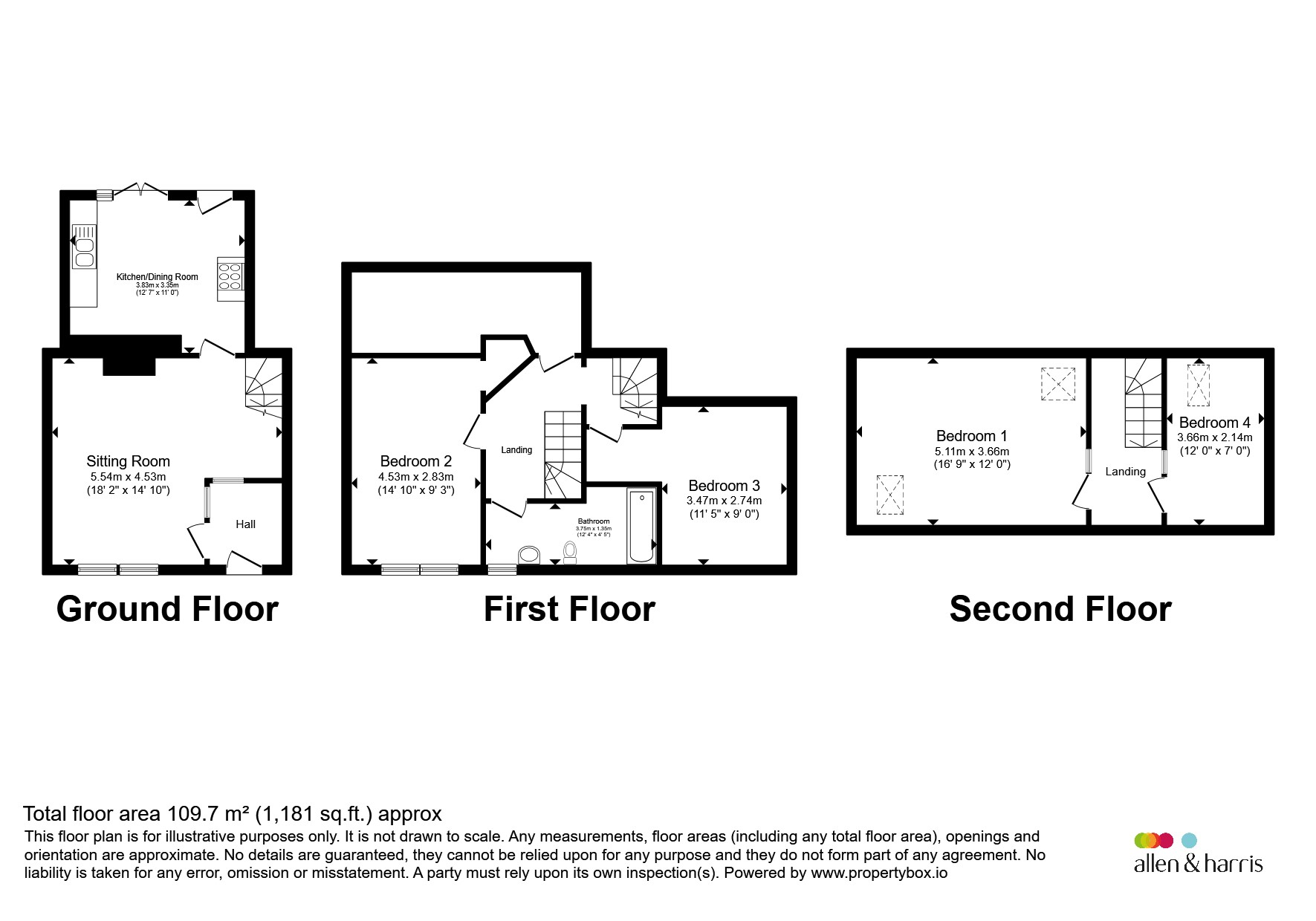 13, Dunkirk Hill, Devizes floorplan