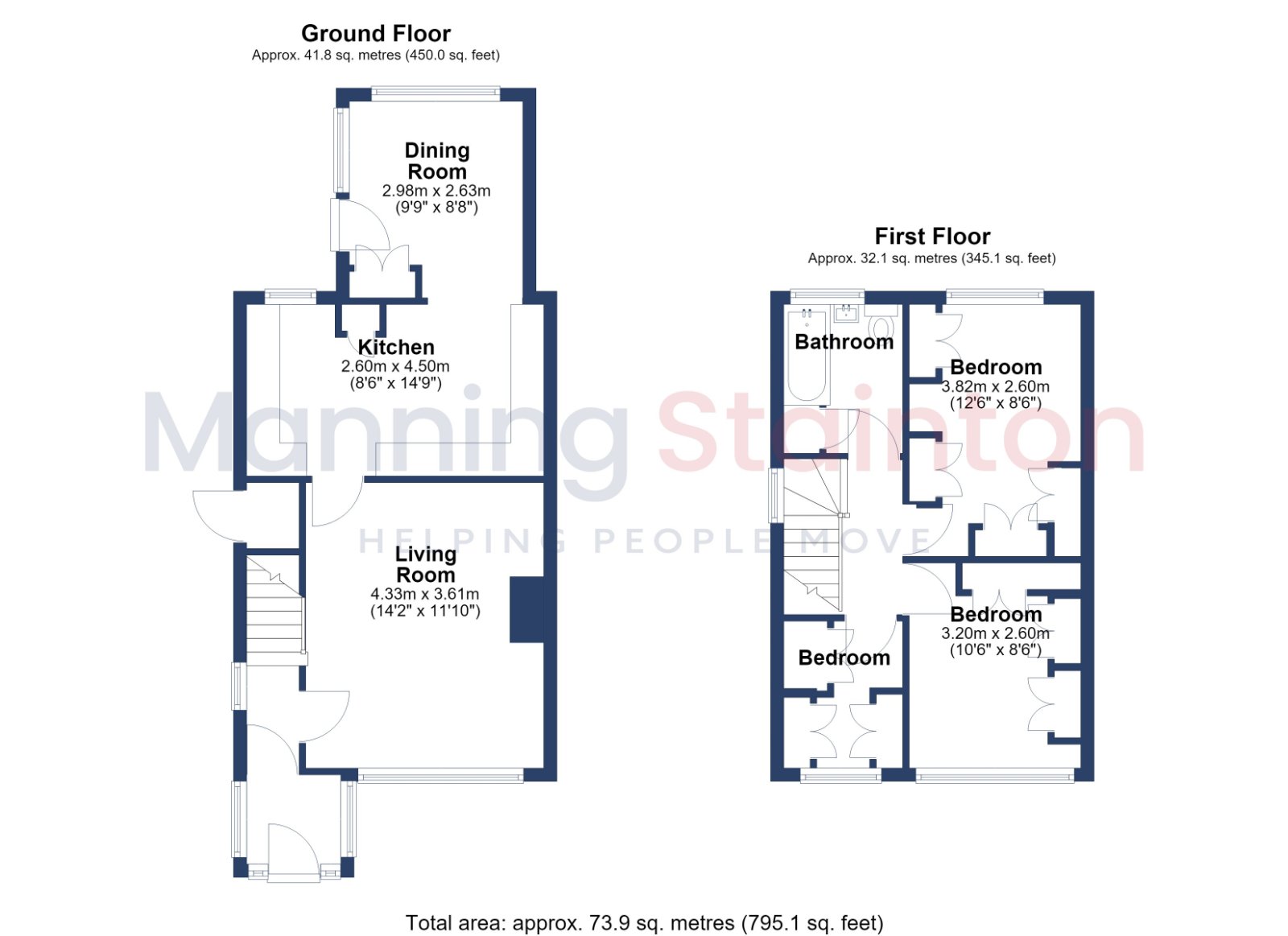 11, Rutland Close, Leeds floorplan