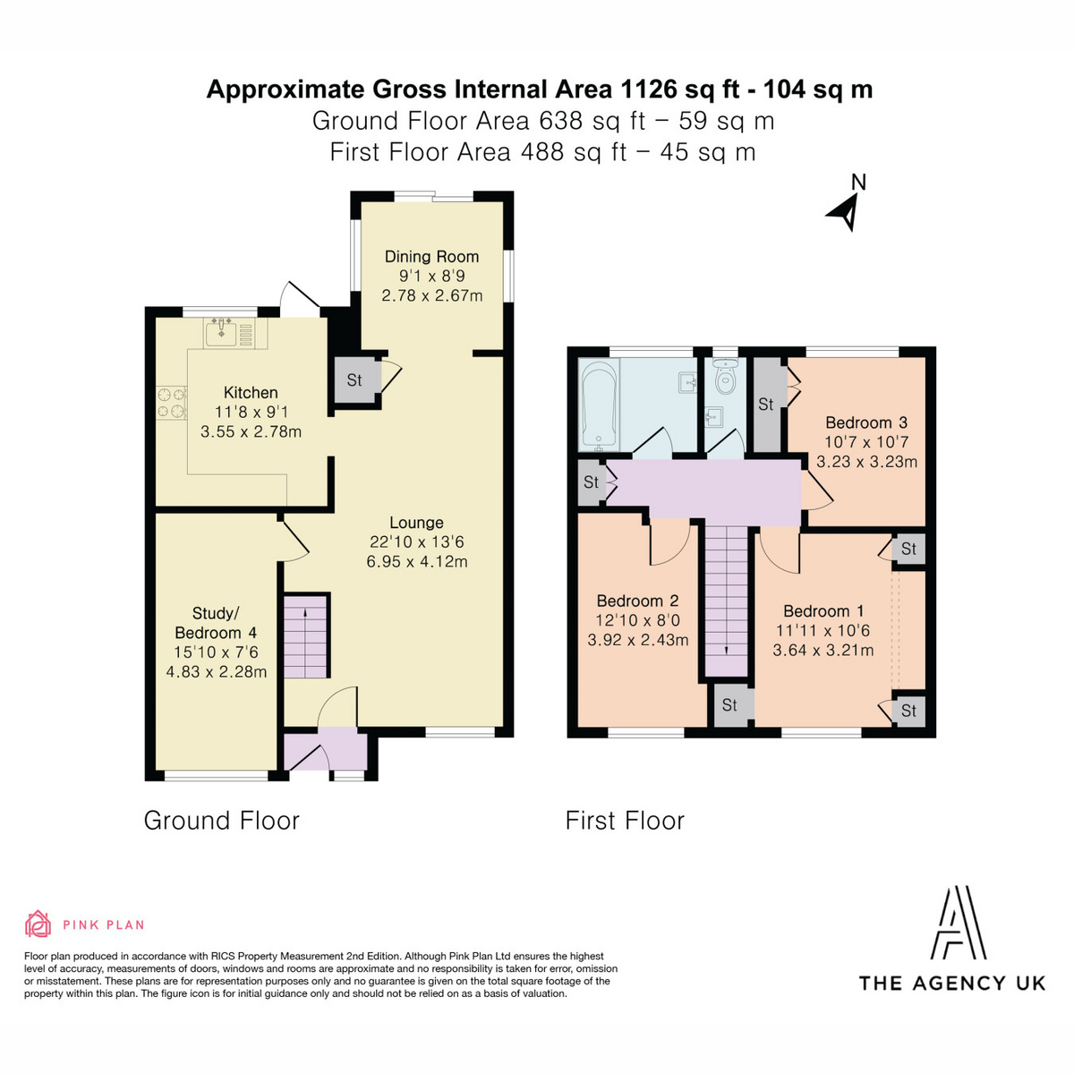 24, Linden Crescent, Newquay floorplan