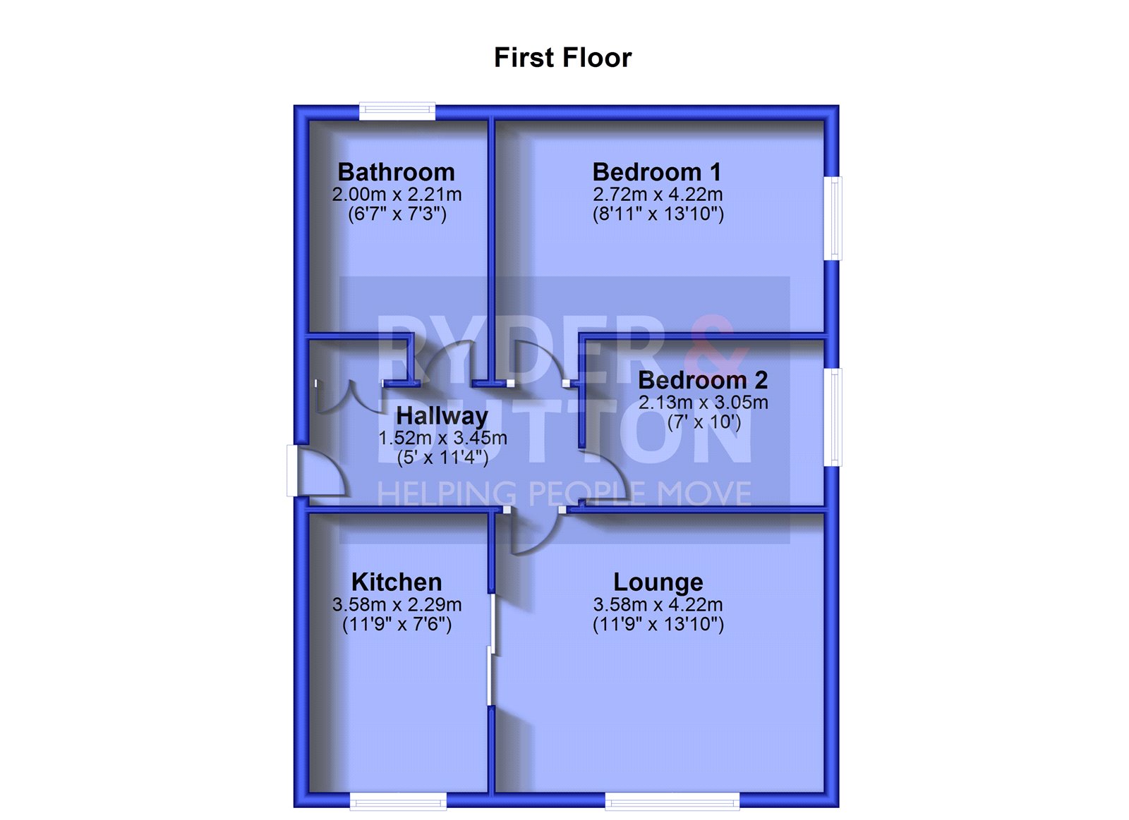 4, Ward Court, Diggle floorplan
