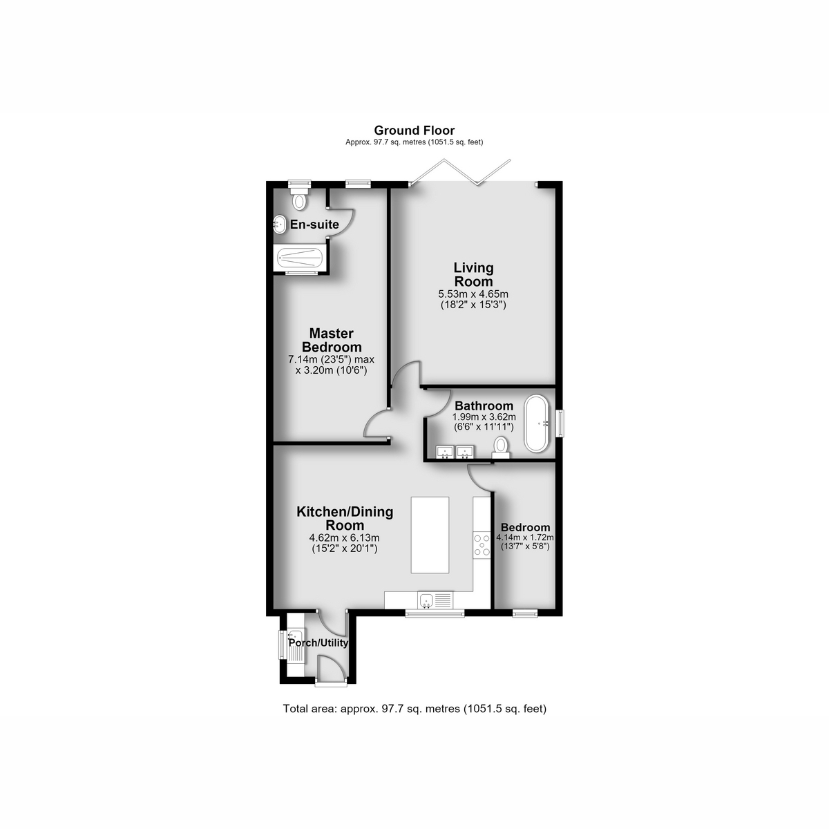 5, Westbourne Road, Nottingham floorplan