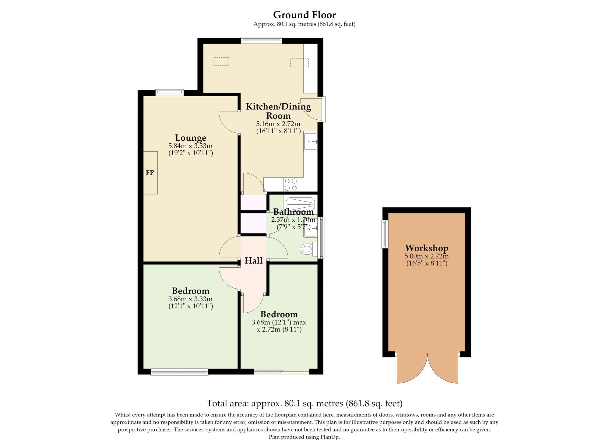 24 Fairfields, Norwich floorplan