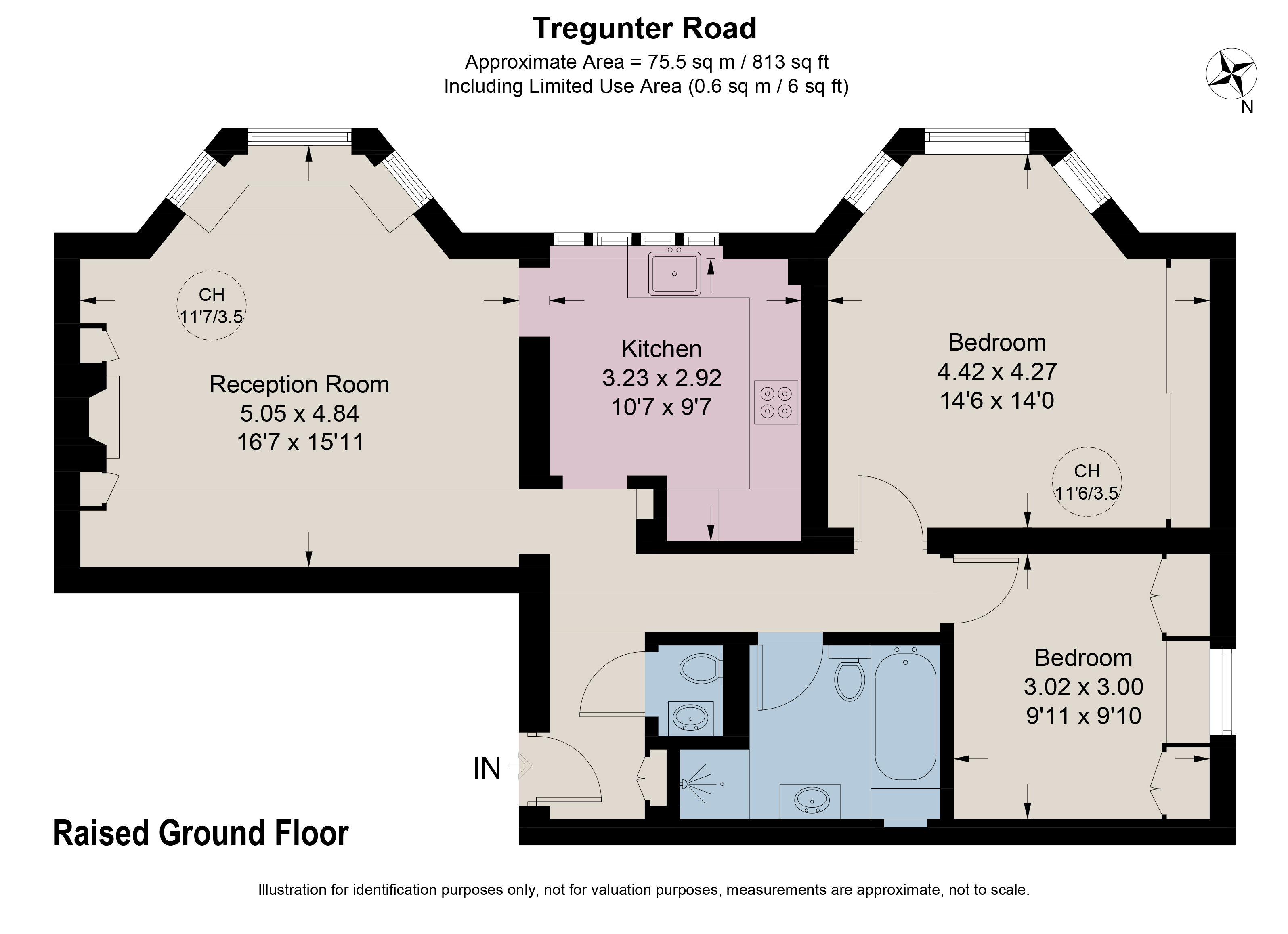 Flat 7, 46, Tregunter Road, Earls Court floorplan