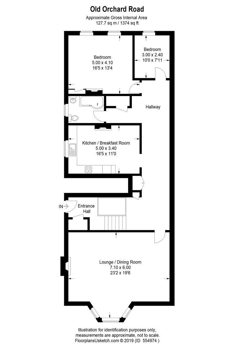 2 Bedrooms Flat for sale in Old Orchard Road, Eastbourne BN21