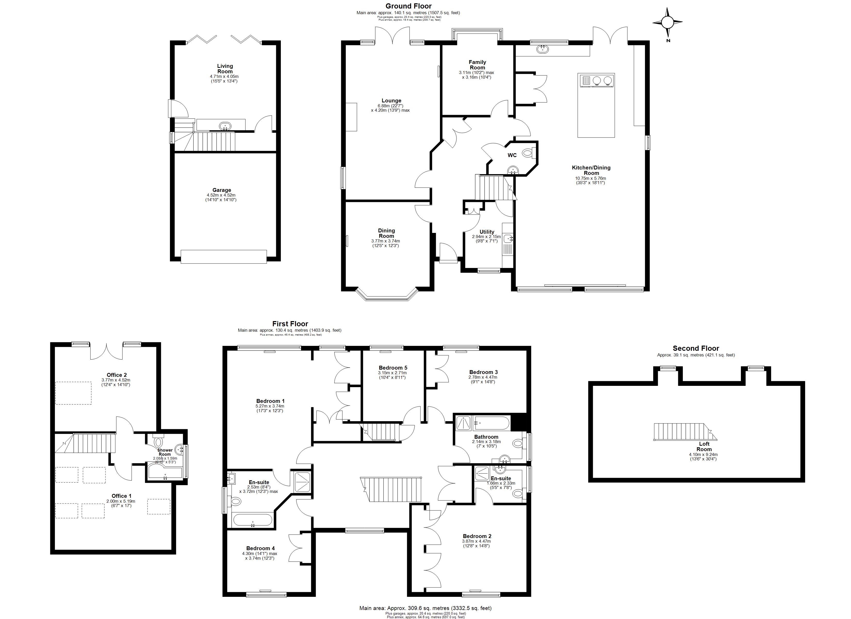 Pirbright House, Chapel Lane, Bagshot floorplan