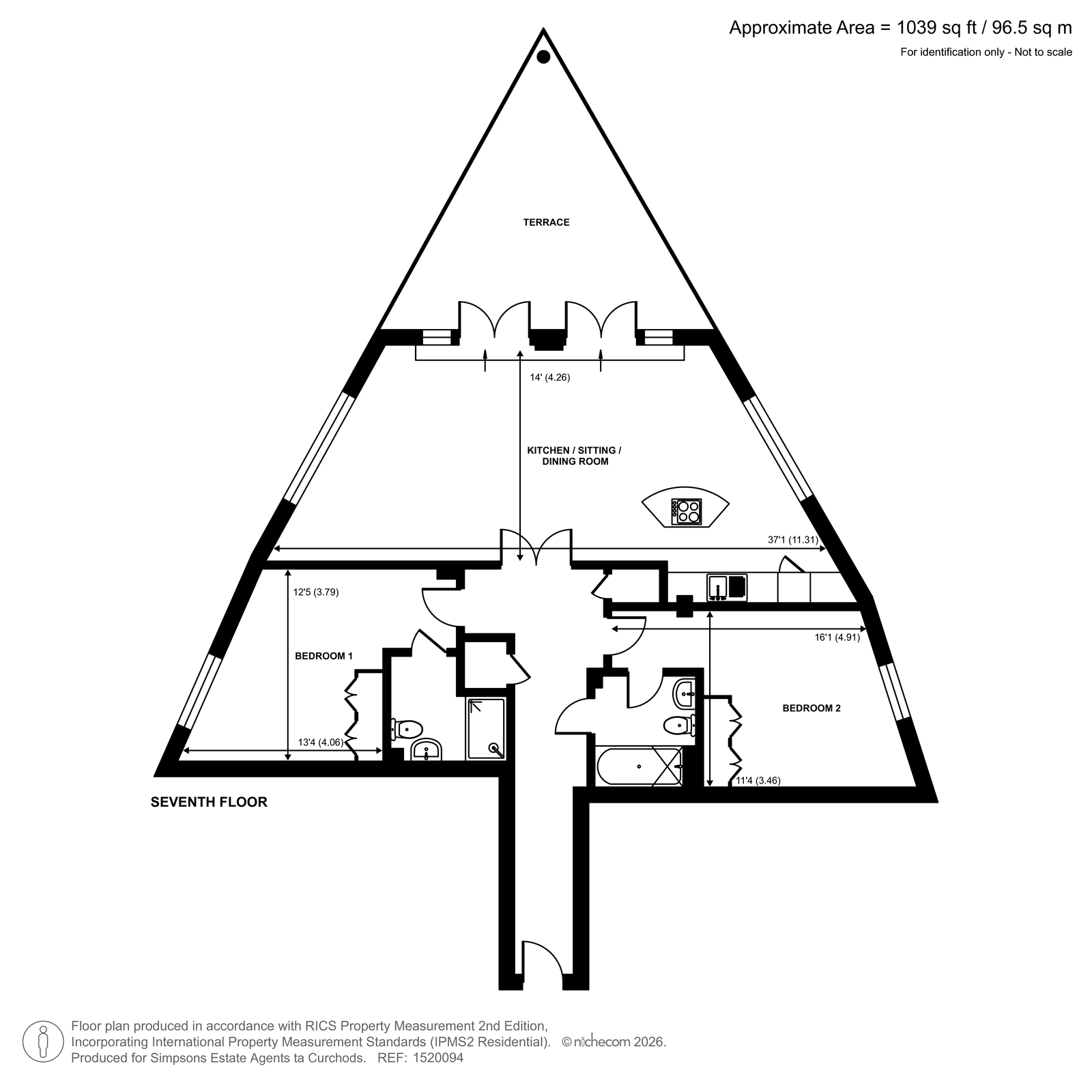 Flat 105, Centrium,, Station Approach, Woking floorplan