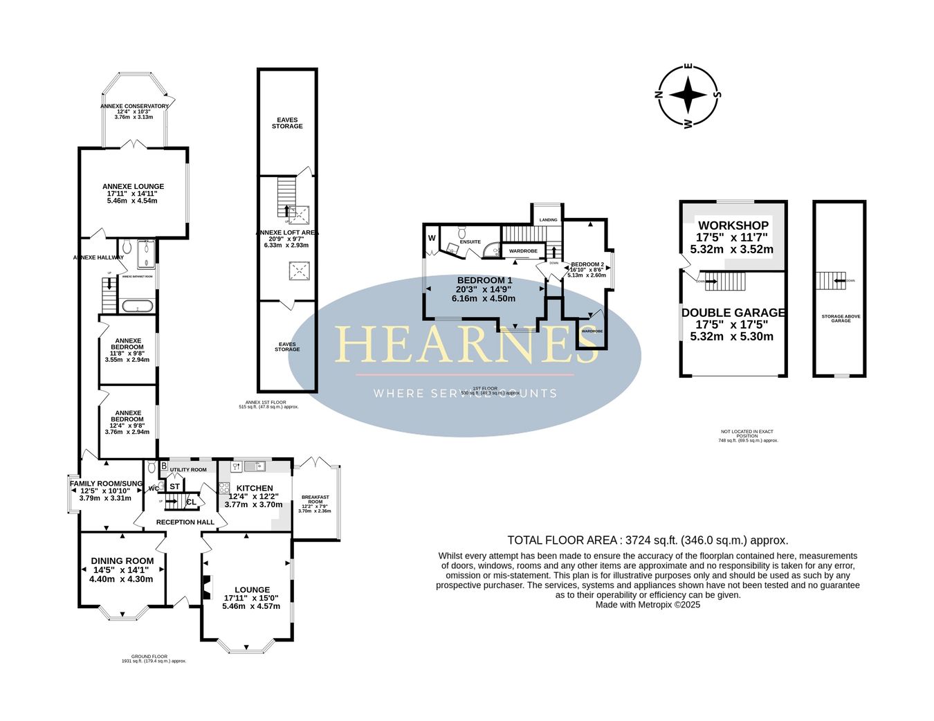 Moorlands, 2, Chine Walk, Ferndown floorplan