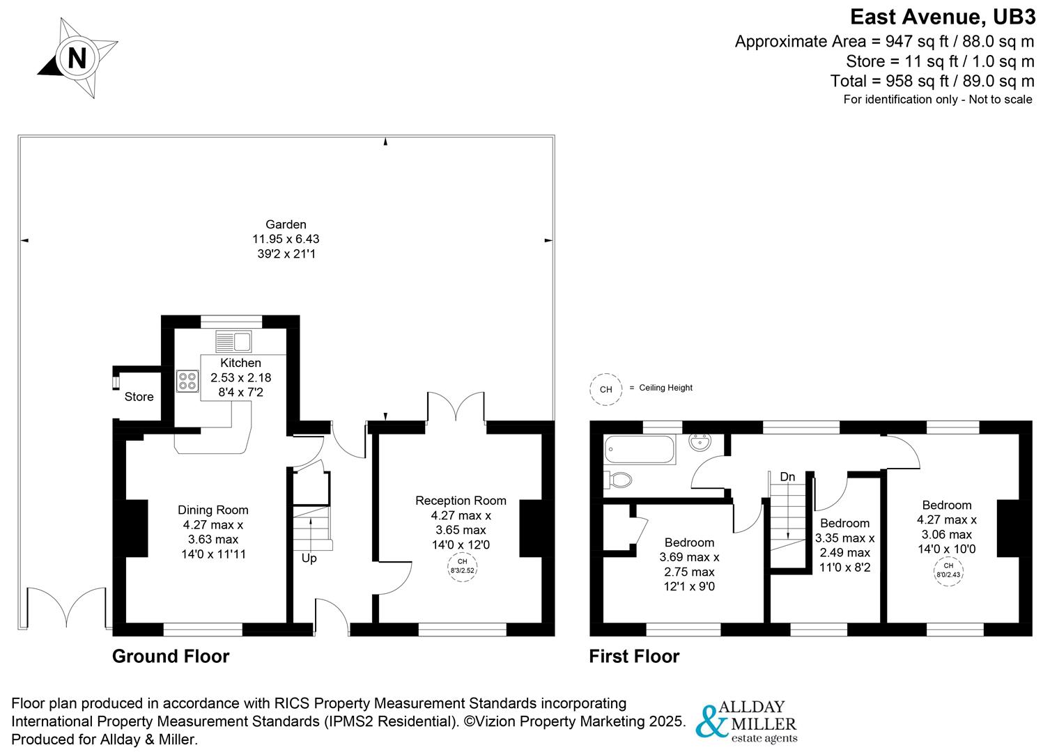 60, East Avenue, Hayes floorplan