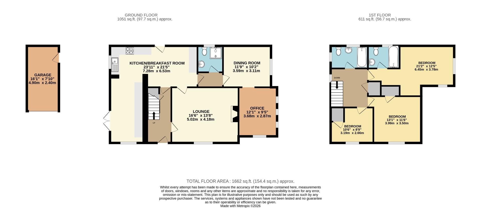 Casa Nostra, Longfield Road, Tring floorplan