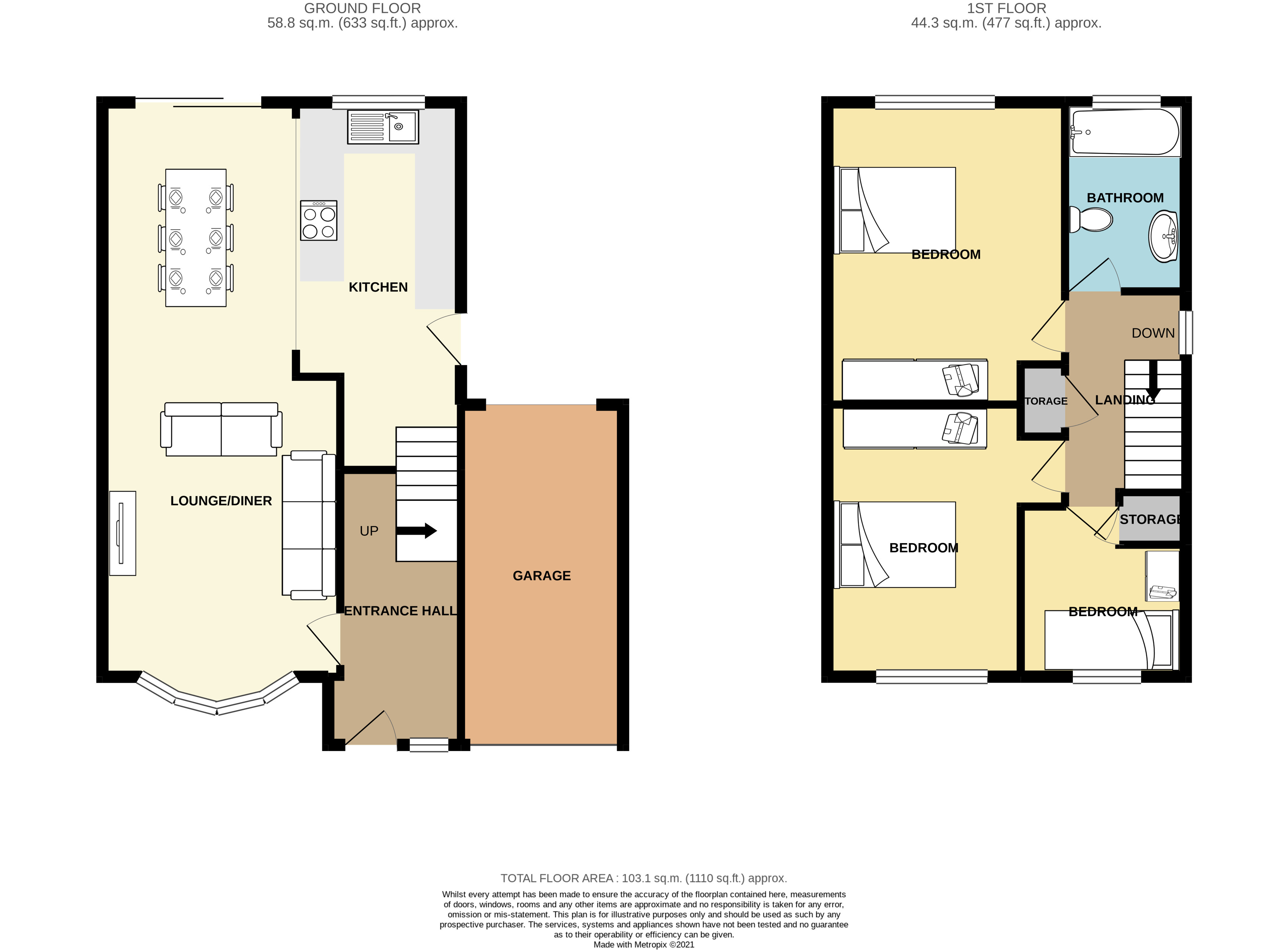 Tiverton Drive, Horeston Grange, Nuneaton CV11, 3 bedroom detached